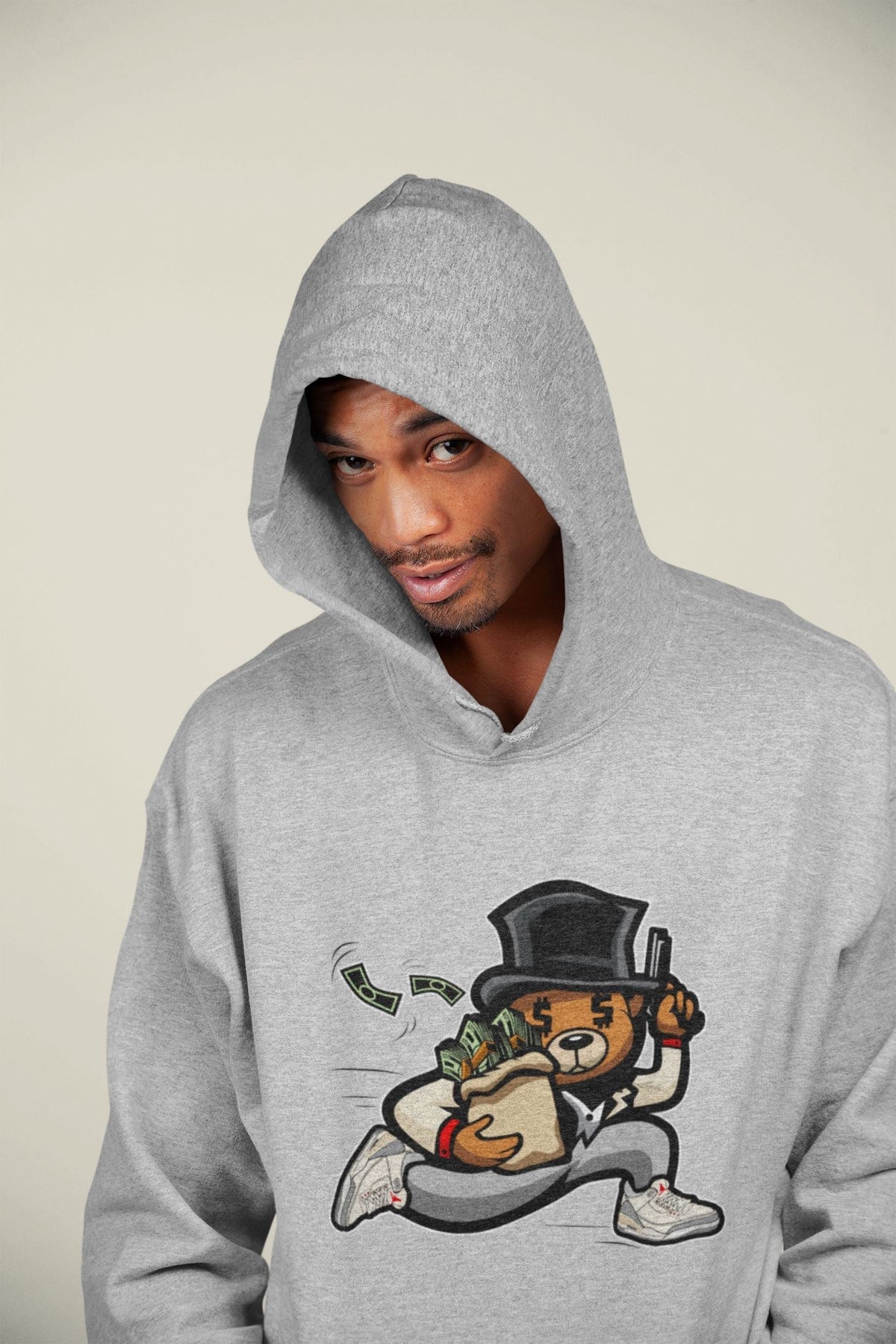 Jordan 3 Muslin Sneaker Matching T-Shirt Bear Steals Sneaker Tees Jordan 3 Muslin Sneaker Release Tees Crew Neck Tees