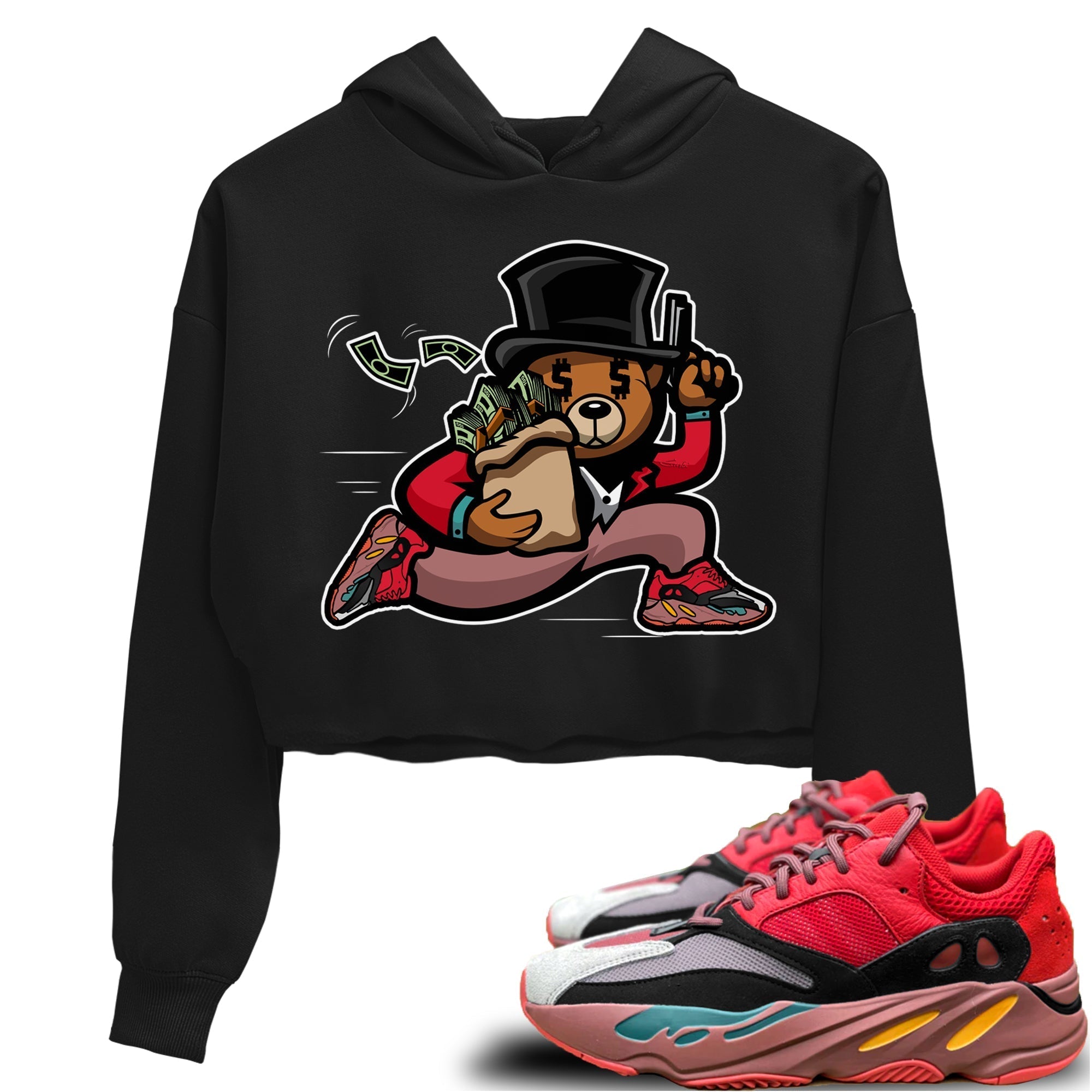 Yeezy 700 Hi-Res Red Shirt To Match Jordans Bear Steals Sneaker Tees Yeezy 700 Hi-Res Red Drip Gear Zone Sneaker Matching Clothing Women's Shirts