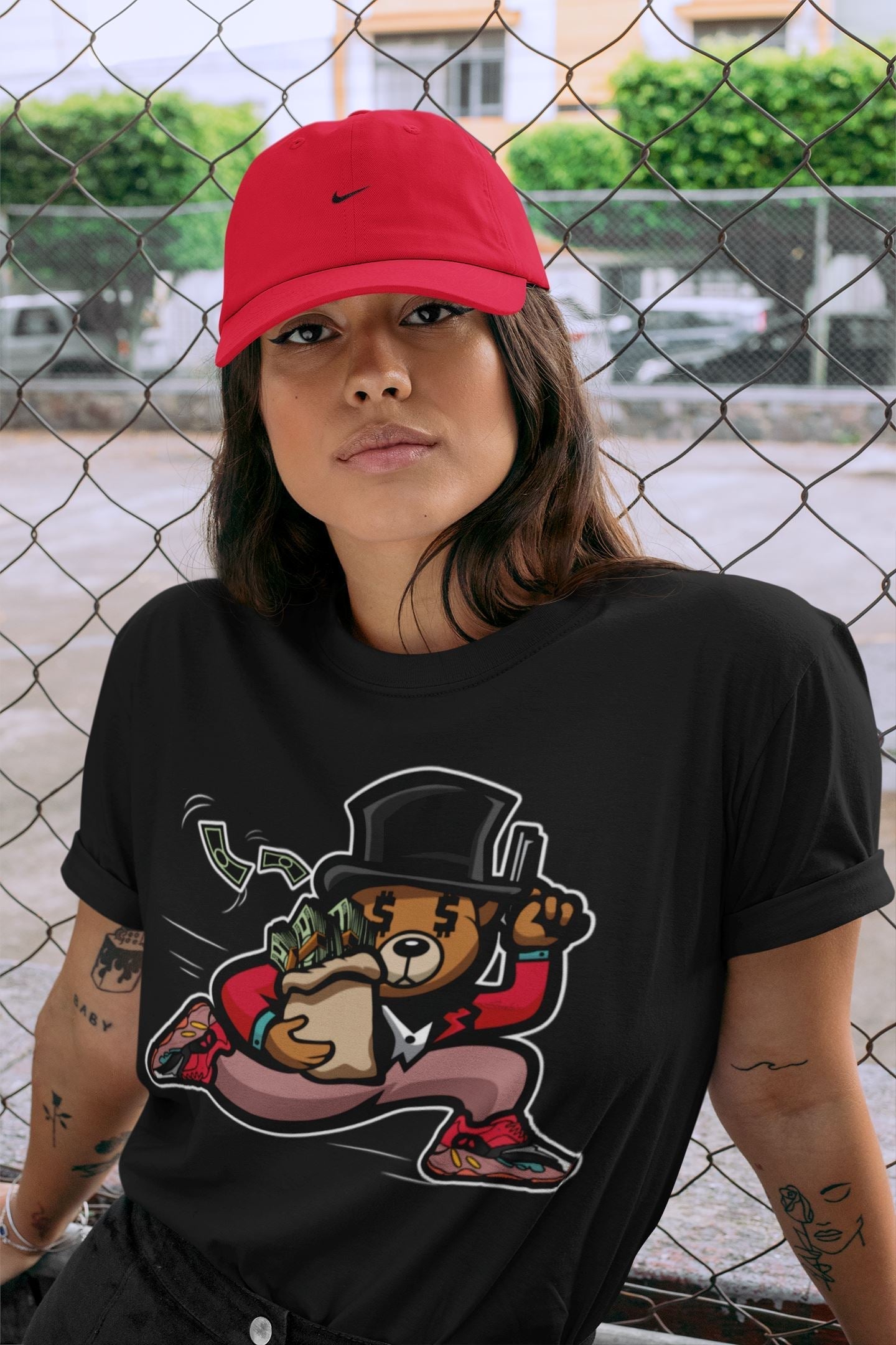 Yeezy 700 Hi-Res Red Shirt To Match Jordans Bear Steals Sneaker Tees Yeezy 700 Hi-Res Red Drip Gear Zone Sneaker Matching Clothing Unisex Shirts