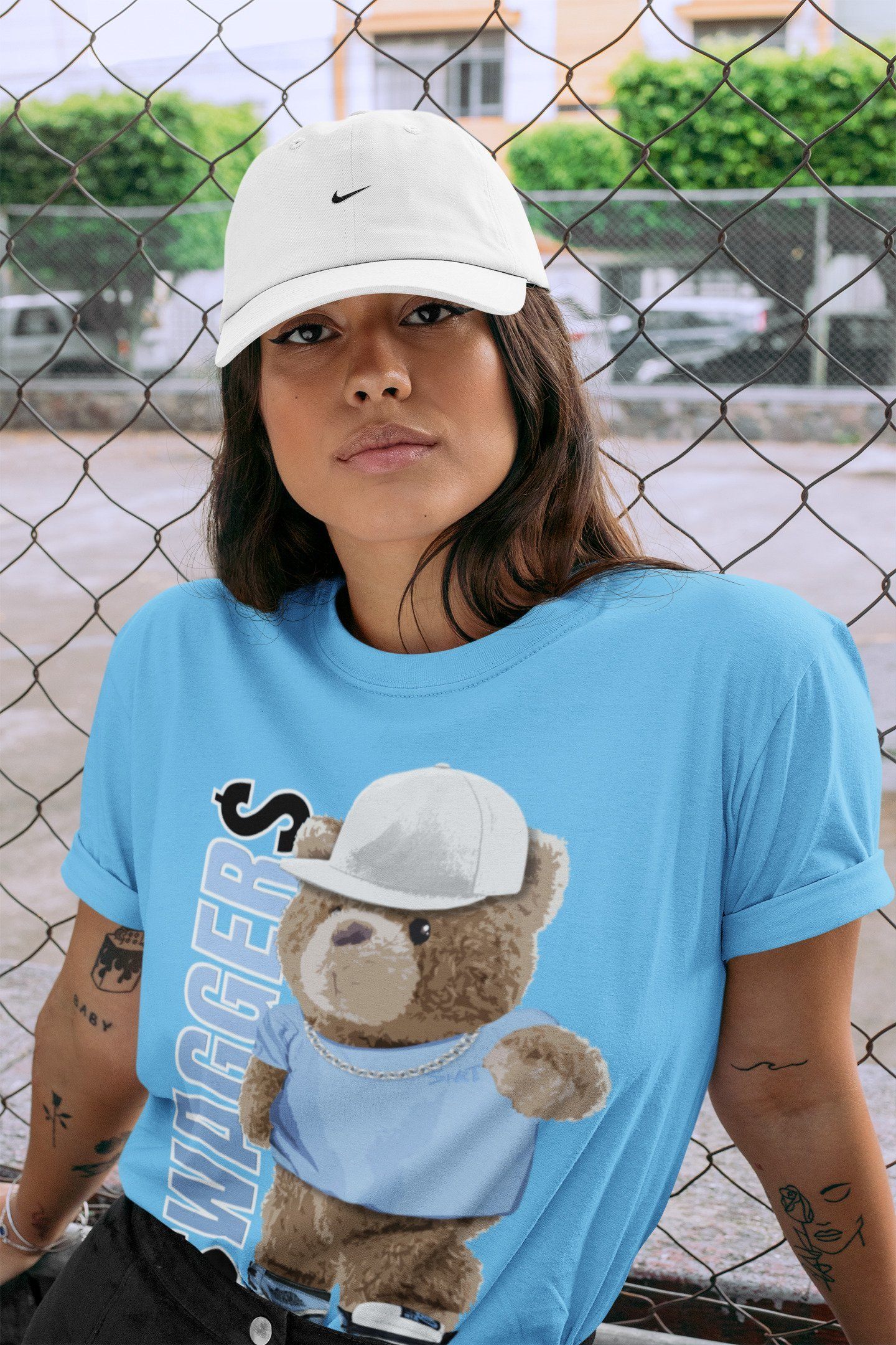 Jordan 1 University Blue Shirt To Match Jordans Bear Swaggers Sneaker Tees Jordan 1 University Blue Drip Gear Zone Sneaker Matching Clothing Unisex Shirts