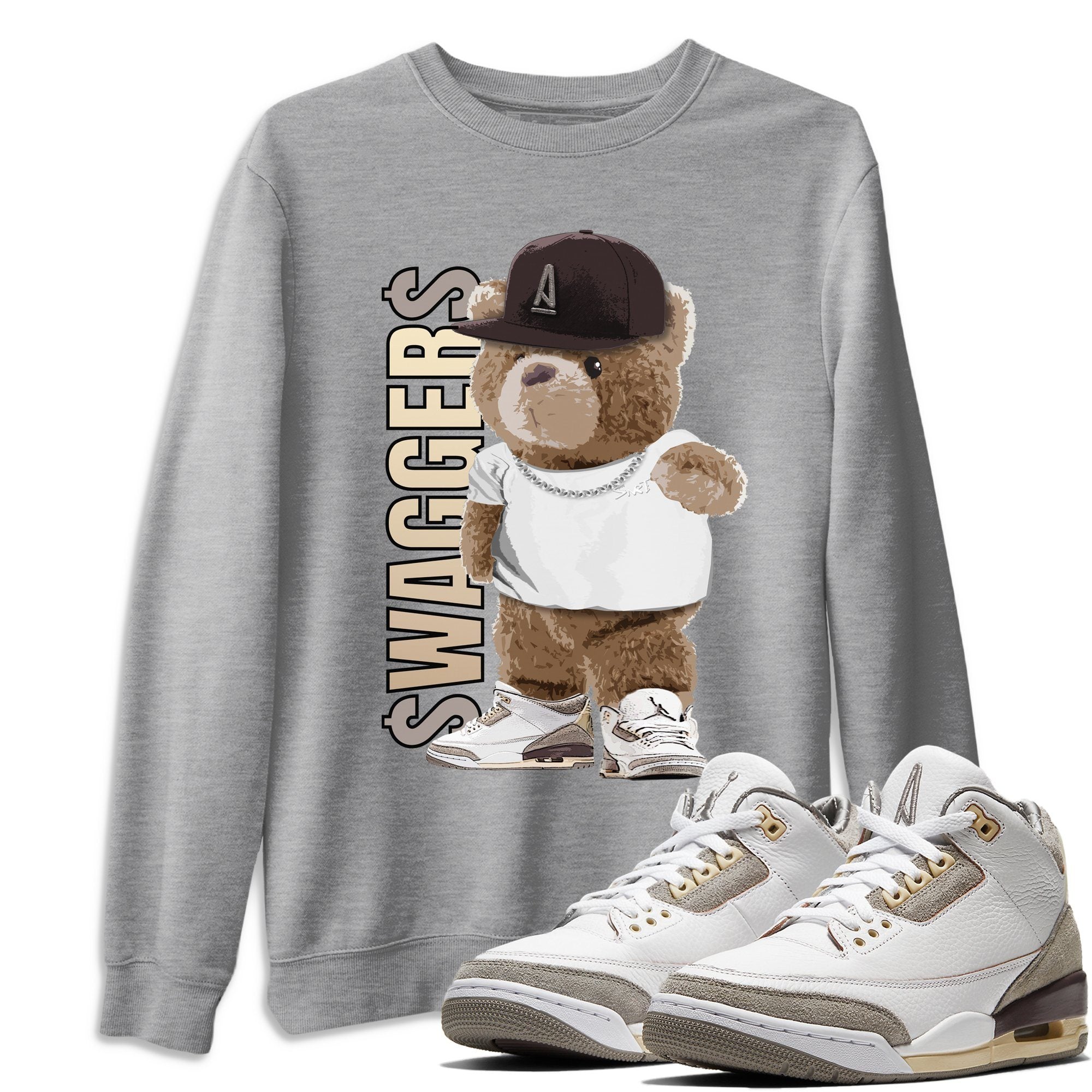 Jordan 3 A Ma Maniere Shirt To Match Jordans Bear Swaggers Sneaker Tees Jordan 3 A Ma Maniere Drip Gear Zone Sneaker Matching Clothing Unisex Shirts