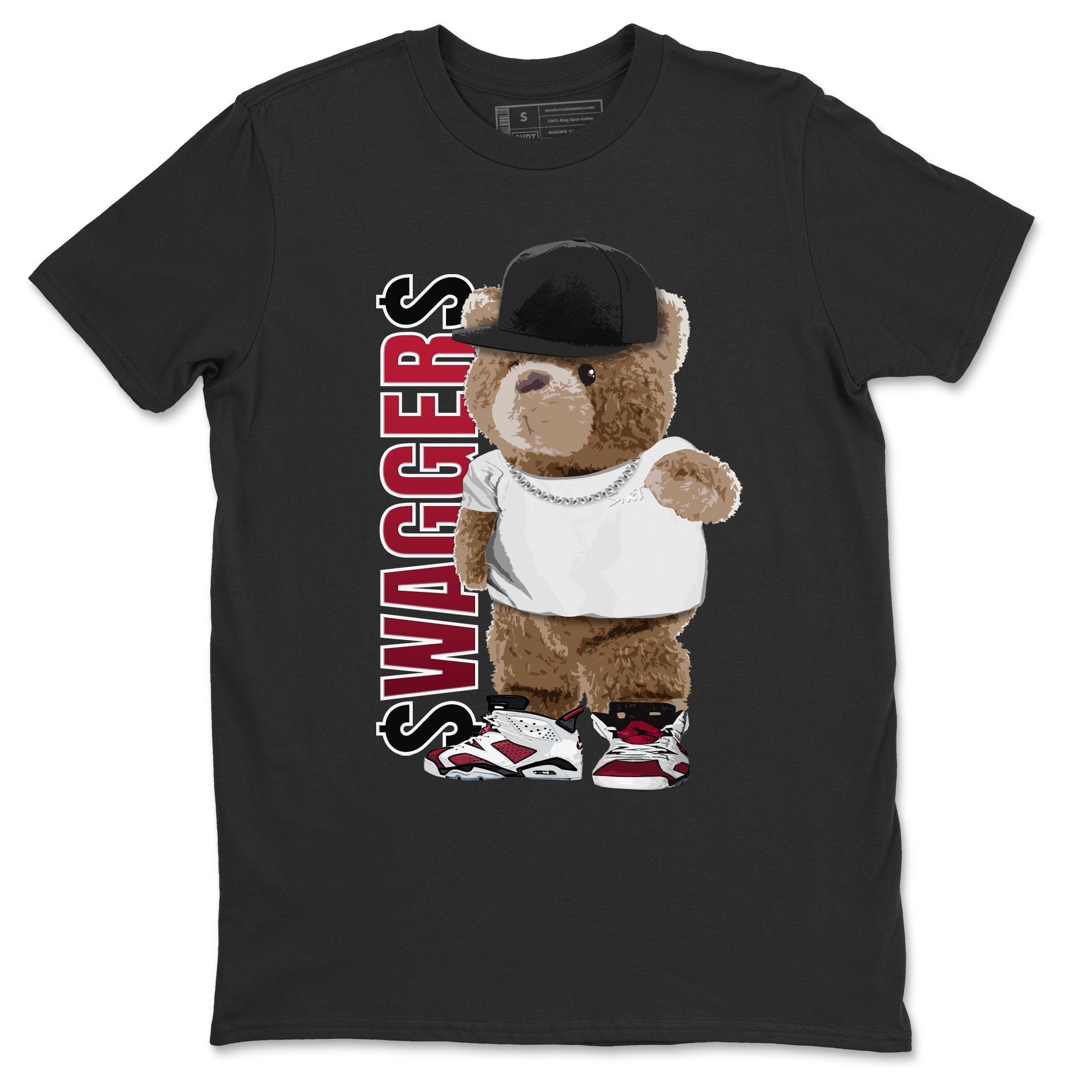 Jordan 6 Carmine Shirt To Match Jordans Bear Swaggers Sneaker Tees Jordan 6 Carmine Drip Gear Zone Sneaker Matching Clothing Unisex Shirts