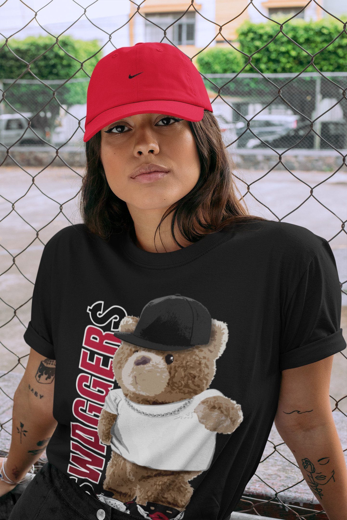 Jordan 6 Carmine Shirt To Match Jordans Bear Swaggers Sneaker Tees Jordan 6 Carmine Drip Gear Zone Sneaker Matching Clothing Unisex Shirts