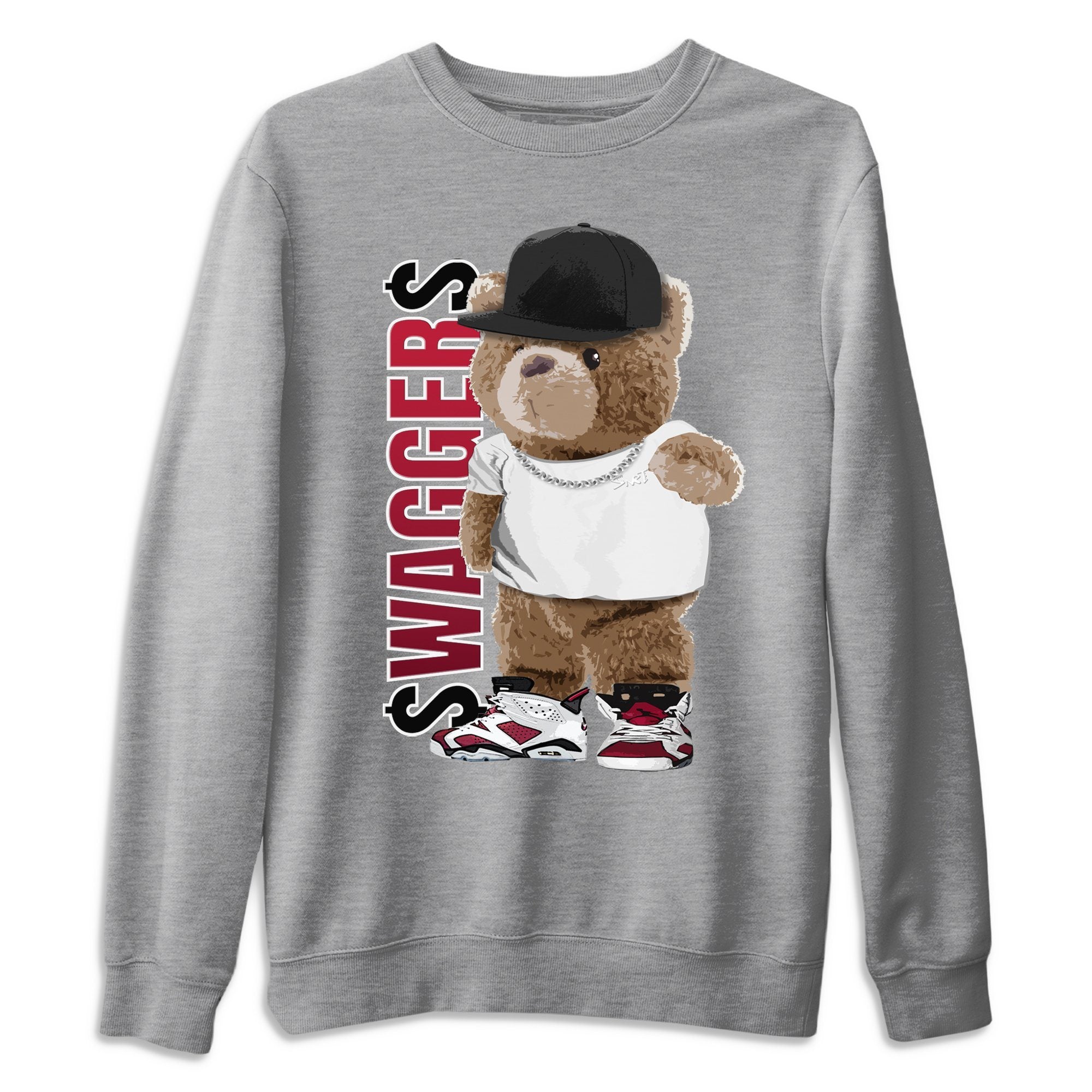 Jordan 6 Carmine Shirt To Match Jordans Bear Swaggers Sneaker Tees Jordan 6 Carmine Drip Gear Zone Sneaker Matching Clothing Unisex Shirts