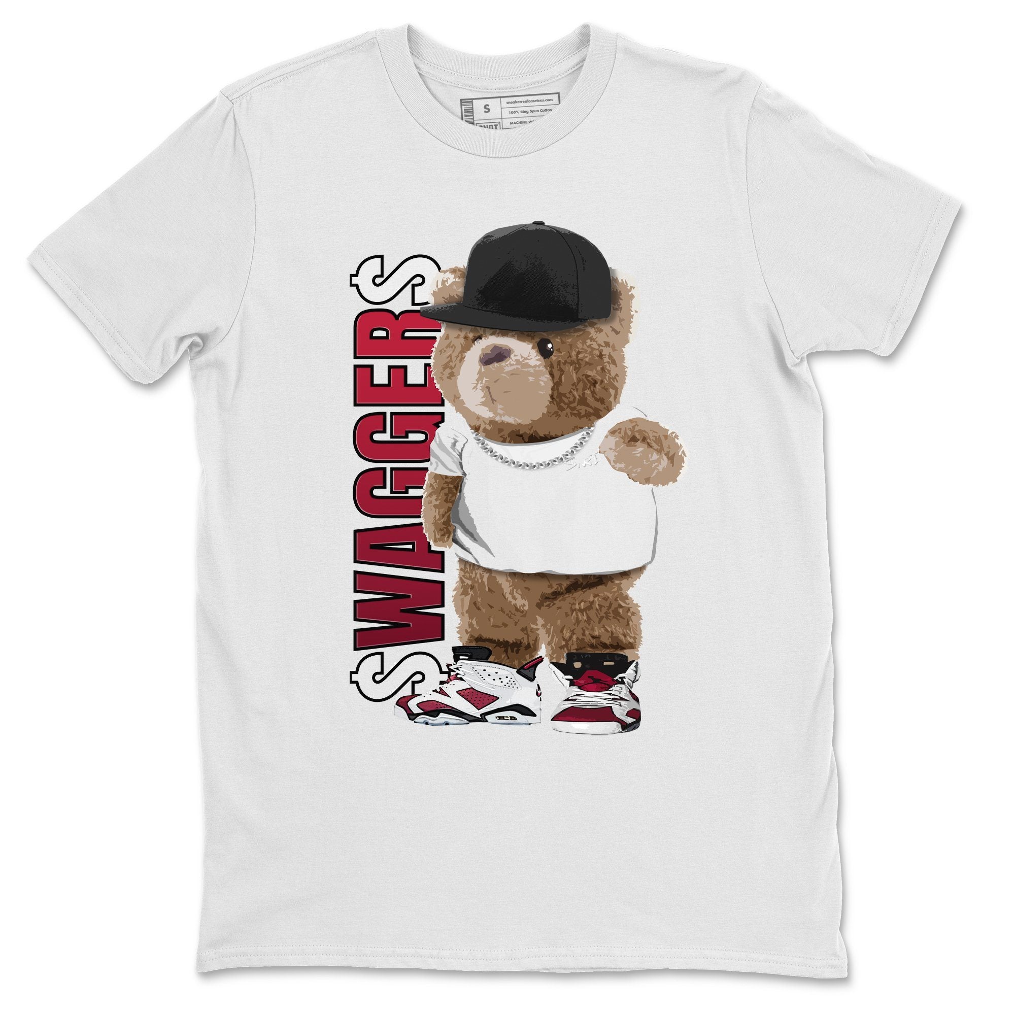 Jordan 6 Carmine Shirt To Match Jordans Bear Swaggers Sneaker Tees Jordan 6 Carmine Drip Gear Zone Sneaker Matching Clothing Unisex Shirts