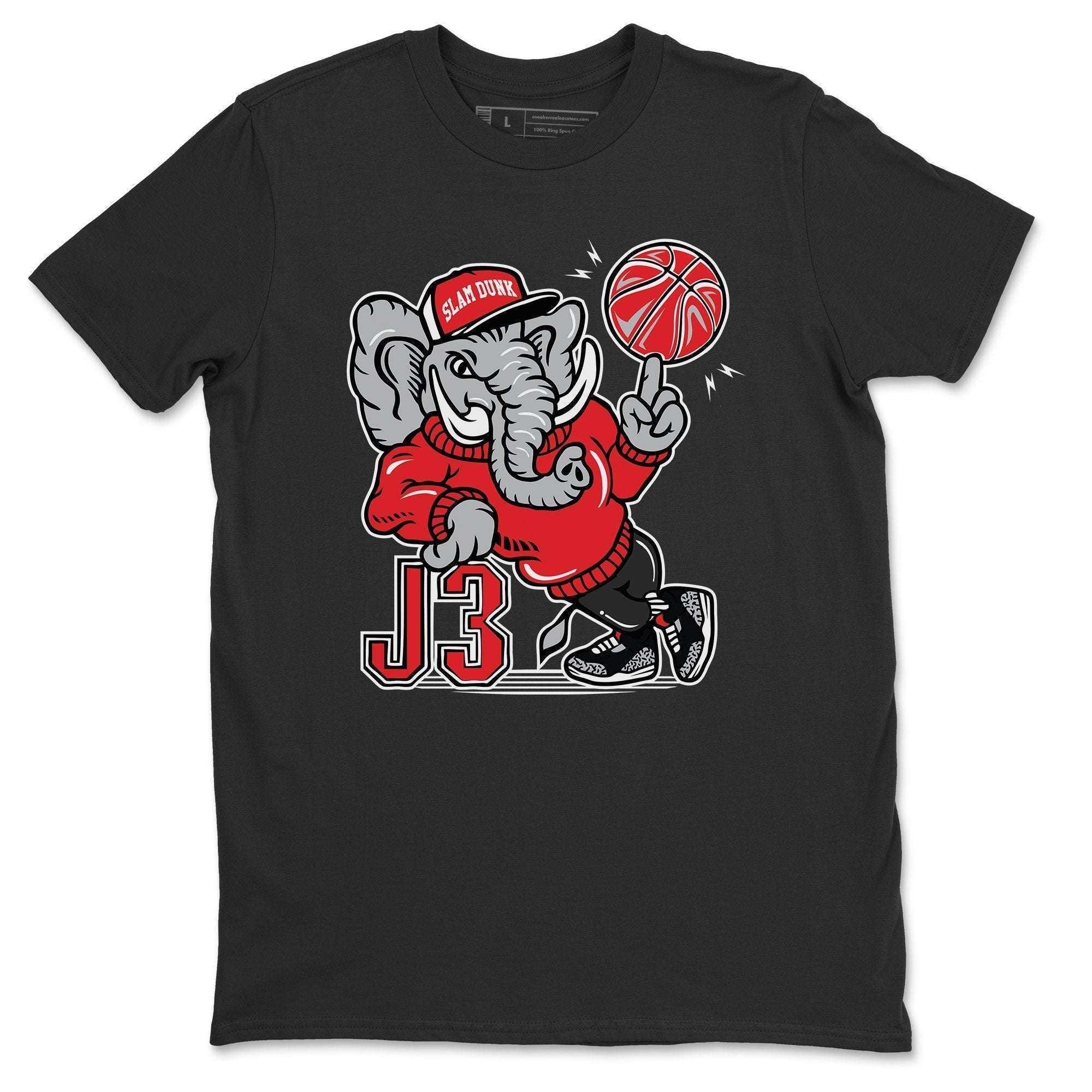 Jordan 3 Black Cement Shirt To Match Jordans AJ3 Elephant Sneaker Tees Jordan 3 Black Cement Drip Gear Zone Sneaker Matching Clothing Unisex Shirts
