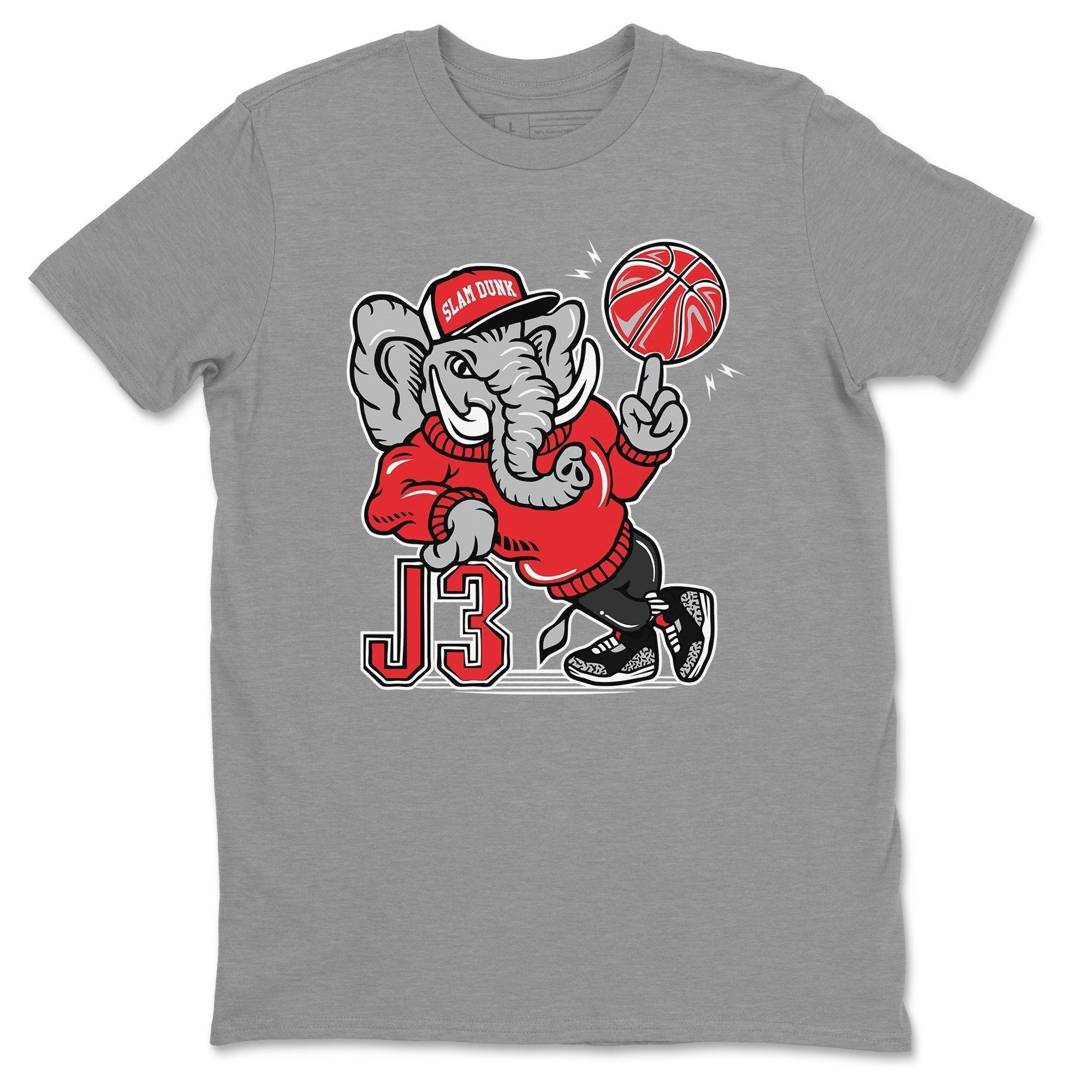 Jordan 3 Black Cement Shirt To Match Jordans AJ3 Elephant Sneaker Tees Jordan 3 Black Cement Drip Gear Zone Sneaker Matching Clothing Unisex Shirts