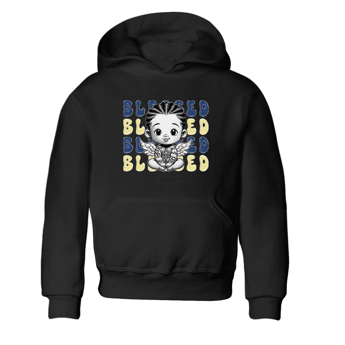 Jordan 5 A Ma Maniere x Dawn to match jordans Blessed Baby sneaker tees Air Jordan 5 A Ma Maniere x Photon Dust Drip Gear Zone Streetwear Brand Sneaker Matching Cotton Shirt baby toddler Black 2 cotton Shirt