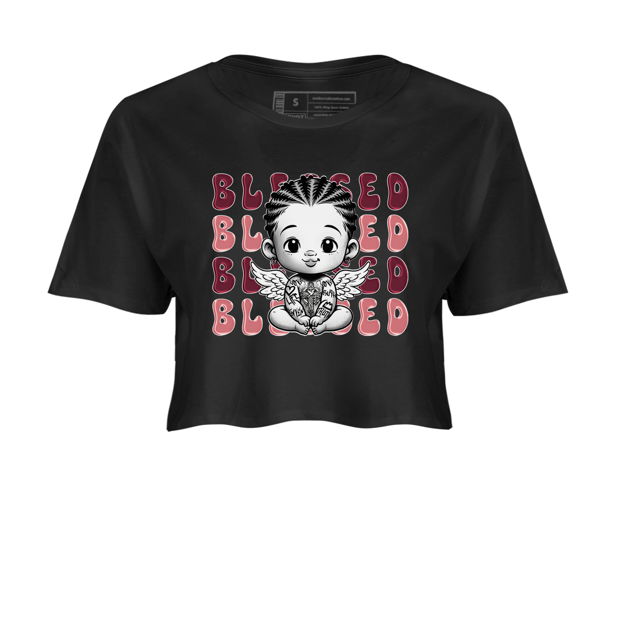 Dunk Low Valentines Day shirt to match jordans Blessed sneaker tees Special Valentine's Day Couple Shirt Dunk Valentine's Day 2024 Drip Gear Zone Sneaker Matching Shirt Black 2 Crop T-Shirt