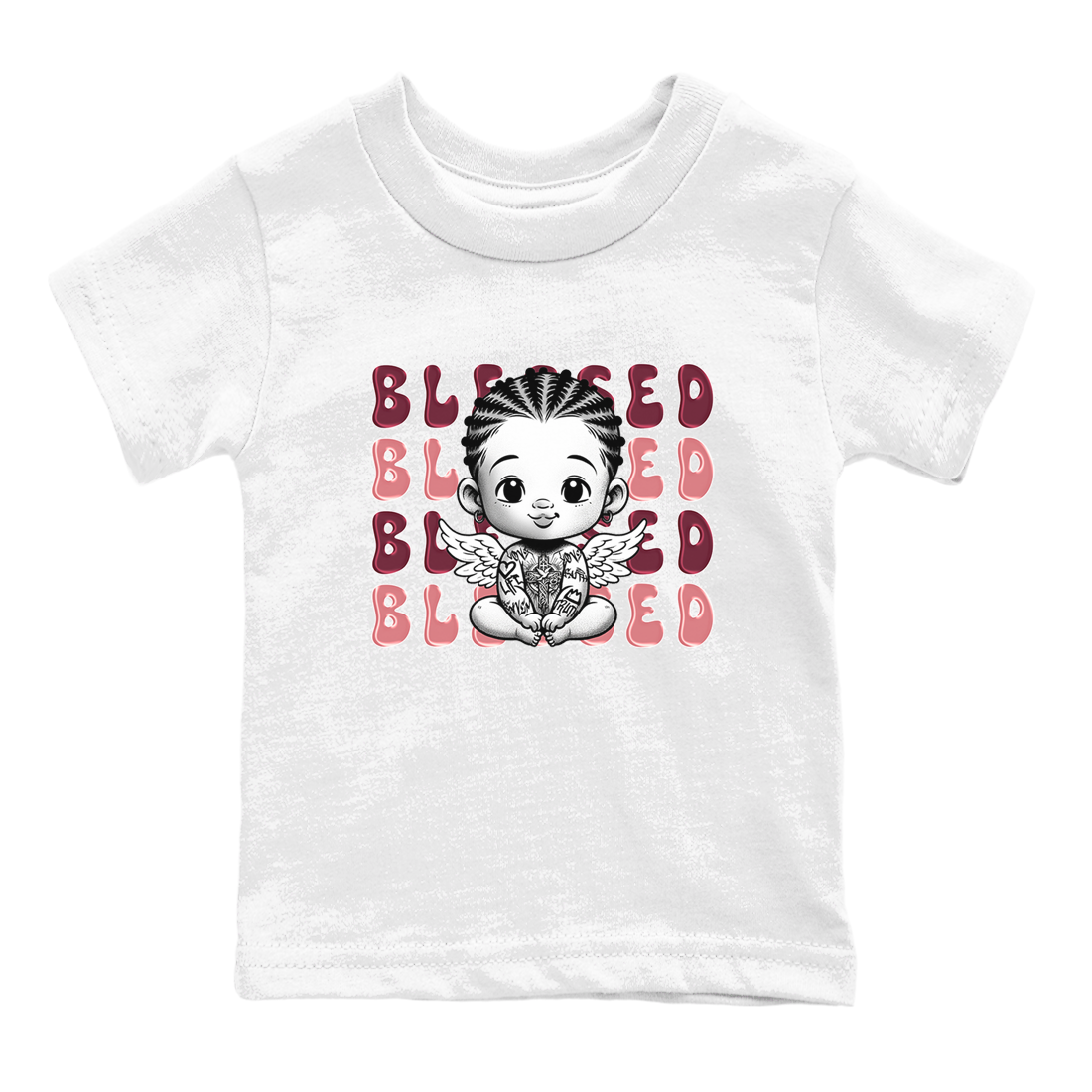 Dunk Low Valentines Day shirt to match jordans Blessed sneaker tees Special Valentine's Day Couple Shirt Dunk Valentine's Day 2024 Drip Gear Zone Sneaker Matching Shirt Baby Toddler White 2 T-Shirt