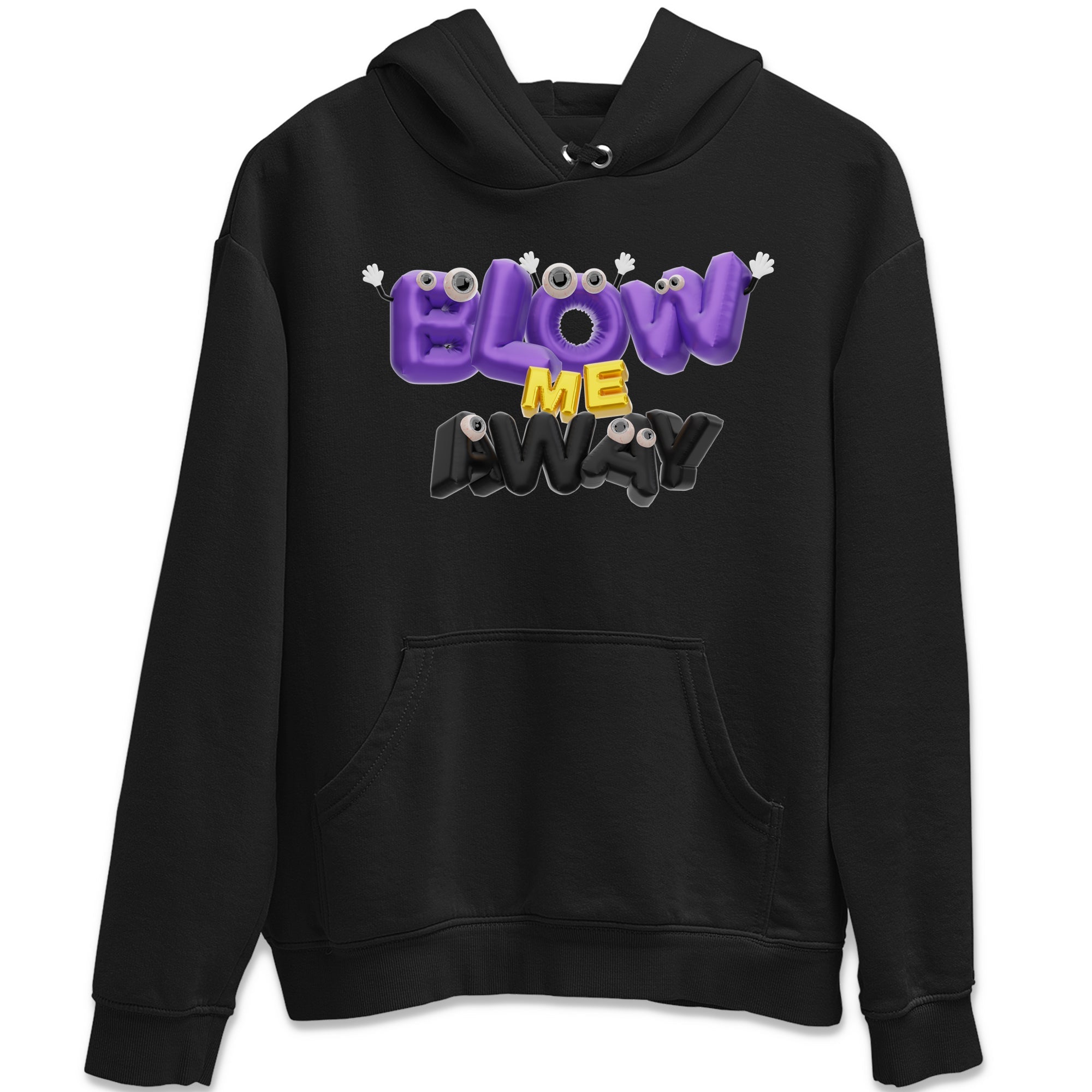 Air Jordan 12 Field Purple shirt to match jordans Blow Me Away Streetwear Sneaker Shirt AJ12 Field Purple Drip Gear Zone Sneaker Matching Clothing Unisex Black 2 T-Shirt