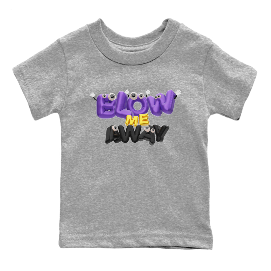 Air Jordan 12 Field Purple shirt to match jordans Blow Me Away Streetwear Sneaker Shirt AJ12 Field Purple Drip Gear Zone Sneaker Matching Clothing Baby Toddler Heather Grey 2 T-Shirt
