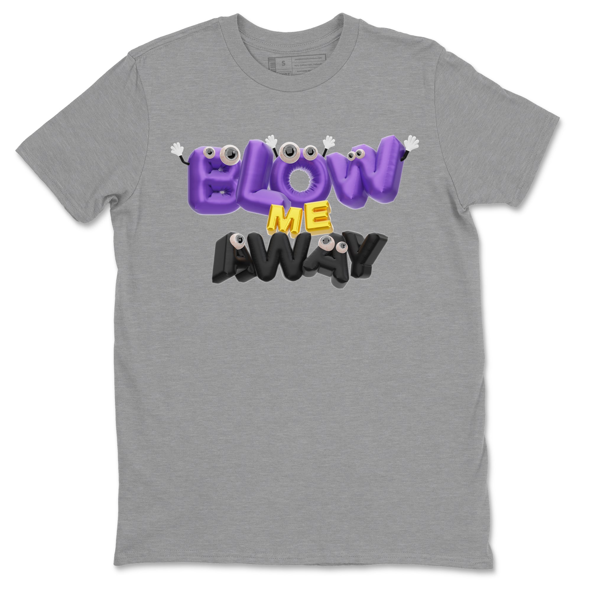 Air Jordan 12 Field Purple shirt to match jordans Blow Me Away Streetwear Sneaker Shirt AJ12 Field Purple Drip Gear Zone Sneaker Matching Clothing Unisex Heather Grey 2 T-Shirt