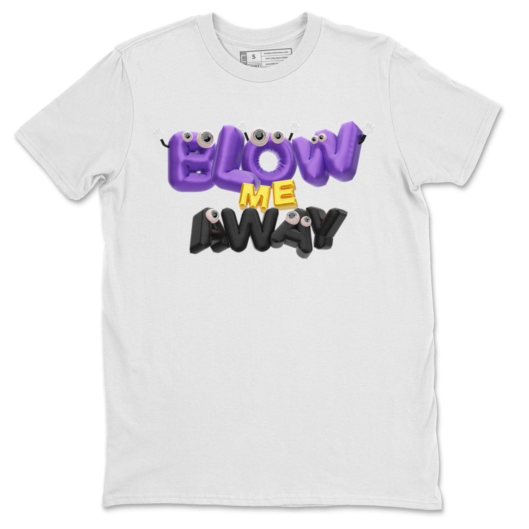 Air Jordan 12 Field Purple shirt to match jordans Blow Me Away Streetwear Sneaker Shirt AJ12 Field Purple Drip Gear Zone Sneaker Matching Clothing Unisex White 2 T-Shirt