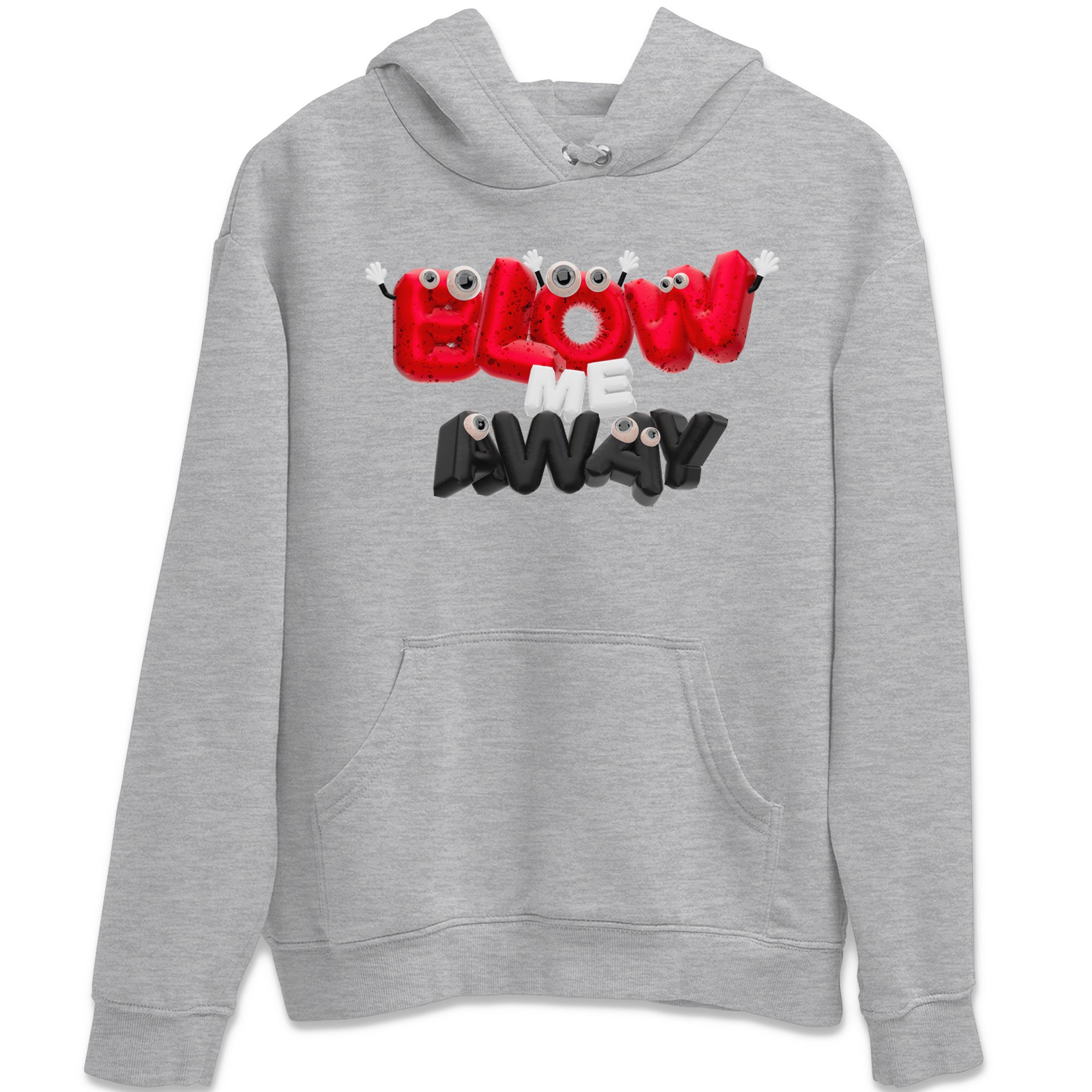 Air Jordan 4 Red Cement shirt to match jordans Blow Me Away Streetwear Sneaker Shirt AJ4 Red Cement Drip Gear Zone Sneaker Matching Clothing Unisex Heather Grey 2 T-Shirt