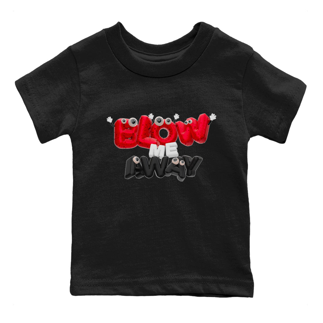 Air Jordan 4 Red Cement shirt to match jordans Blow Me Away Streetwear Sneaker Shirt AJ4 Red Cement Drip Gear Zone Sneaker Matching Clothing Baby Toddler Black 2 T-Shirt