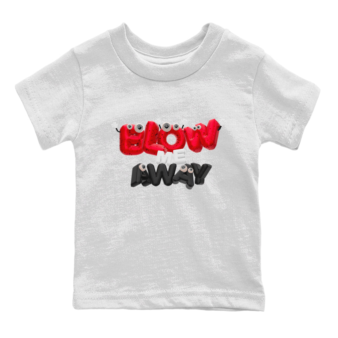 Air Jordan 4 Red Cement shirt to match jordans Blow Me Away Streetwear Sneaker Shirt AJ4 Red Cement Drip Gear Zone Sneaker Matching Clothing Baby Toddler White 2 T-Shirt