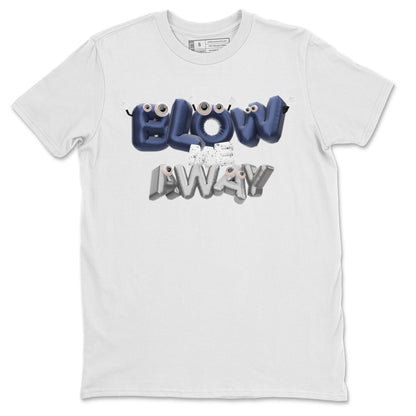 Air Jordan 5 Georgetown shirt to match jordans Blow Me Away Streetwear Sneaker Shirt AJ5 Georgetown Drip Gear Zone Sneaker Matching Clothing Unisex White 2 T-Shirt