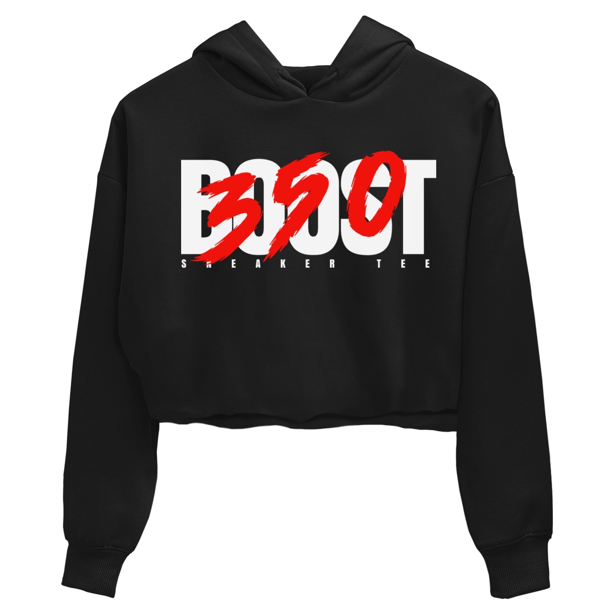 Yeezy 350 Bred shirt to match jordans Boost 350 Streetwear Sneaker Shirt Adidas Yeezy Boost V2 350 Bred Drip Gear Zone Sneaker Matching Clothing Black 2 Crop T-Shirt