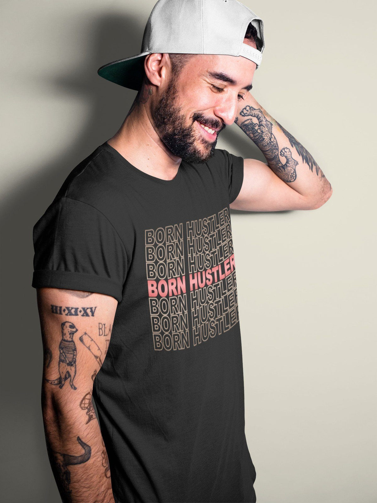 Jordan 4 Taupe Haze Shirt To Match Jordans Born Hustler Sneaker Tees Jordan 4 Taupe Haze Drip Gear Zone Sneaker Matching Clothing Unisex Shirts