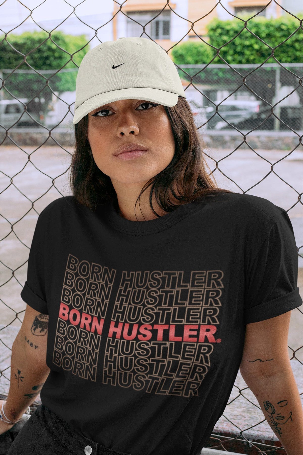 Jordan 4 Taupe Haze Shirt To Match Jordans Born Hustler Sneaker Tees Jordan 4 Taupe Haze Drip Gear Zone Sneaker Matching Clothing Unisex Shirts