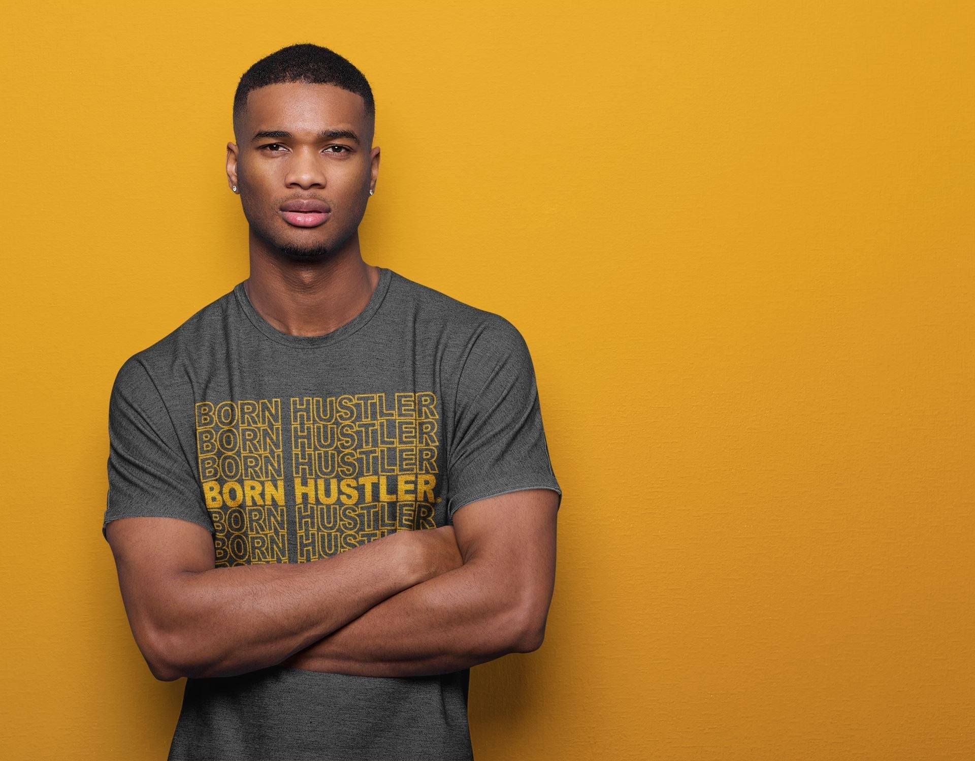 Jordan 9 University Gold Shirt To Match Jordans Born Hustler Sneaker Tees Jordan 9 University Gold Drip Gear Zone Sneaker Matching Clothing Unisex Shirts