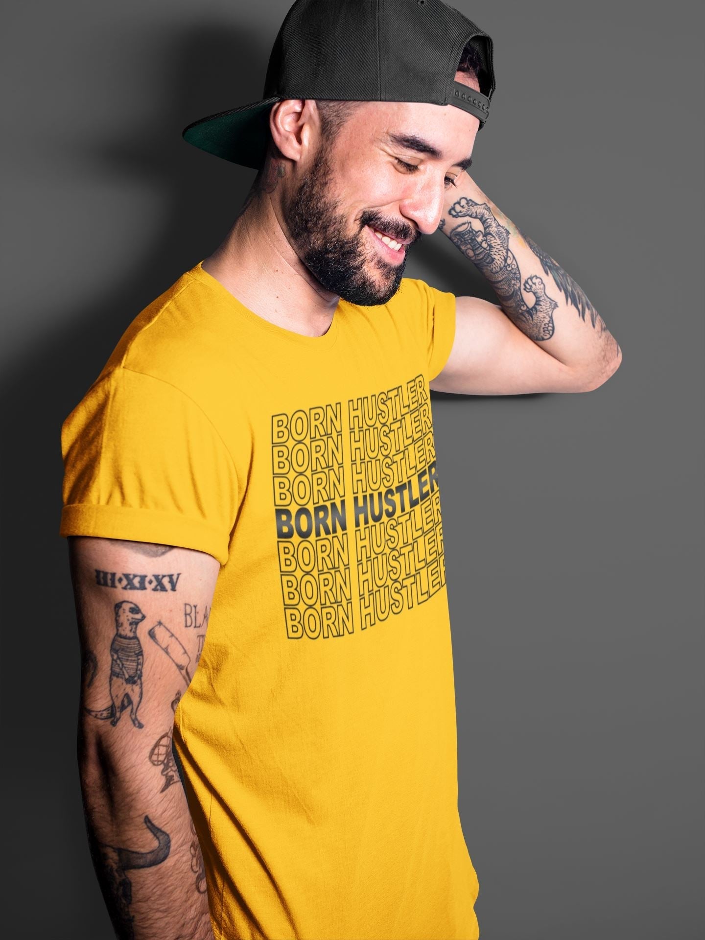 Jordan 9 University Gold Shirt To Match Jordans Born Hustler Sneaker Tees Jordan 9 University Gold Drip Gear Zone Sneaker Matching Clothing Unisex Shirts