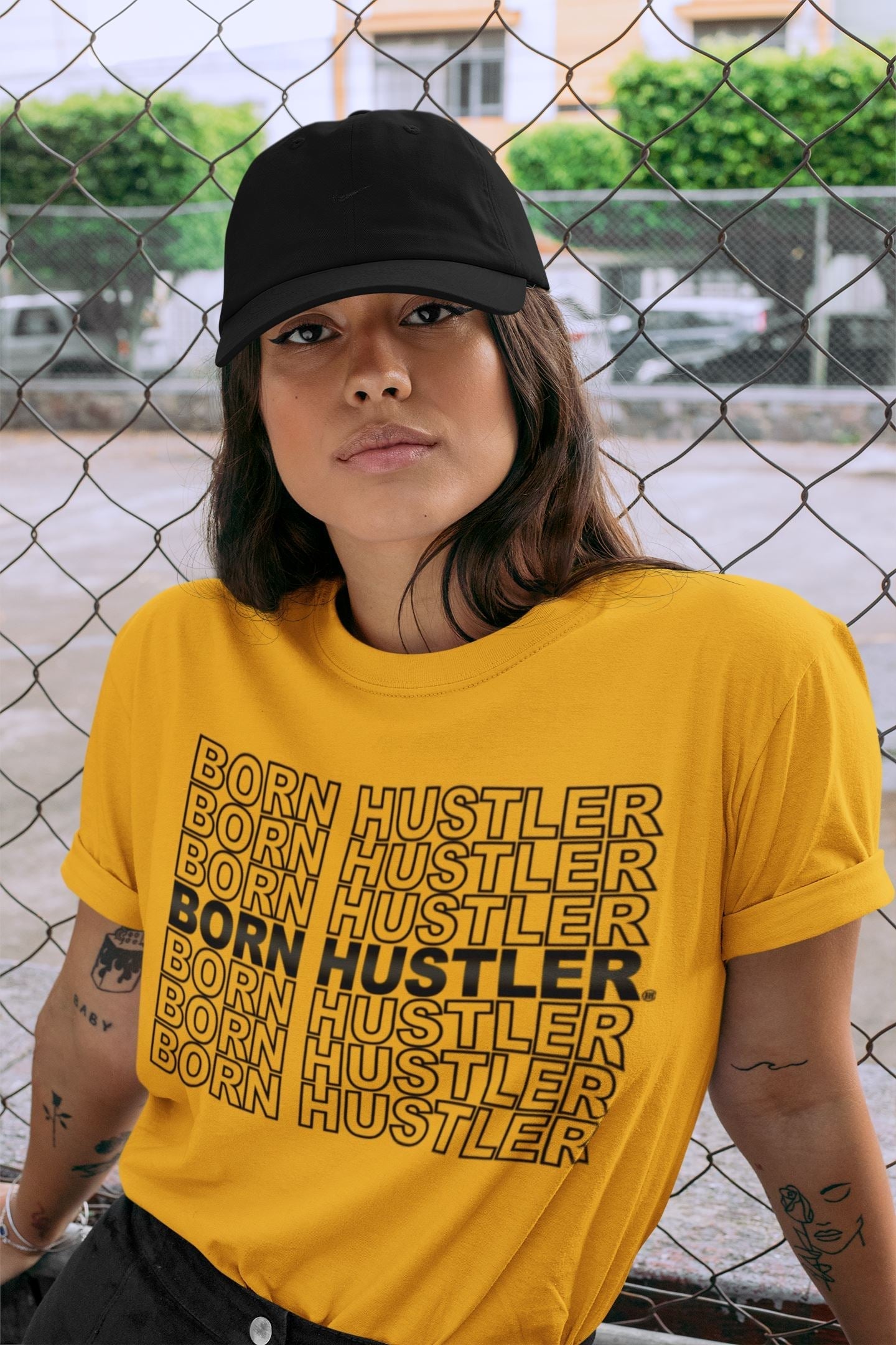 Jordan 9 University Gold Shirt To Match Jordans Born Hustler Sneaker Tees Jordan 9 University Gold Drip Gear Zone Sneaker Matching Clothing Unisex Shirts