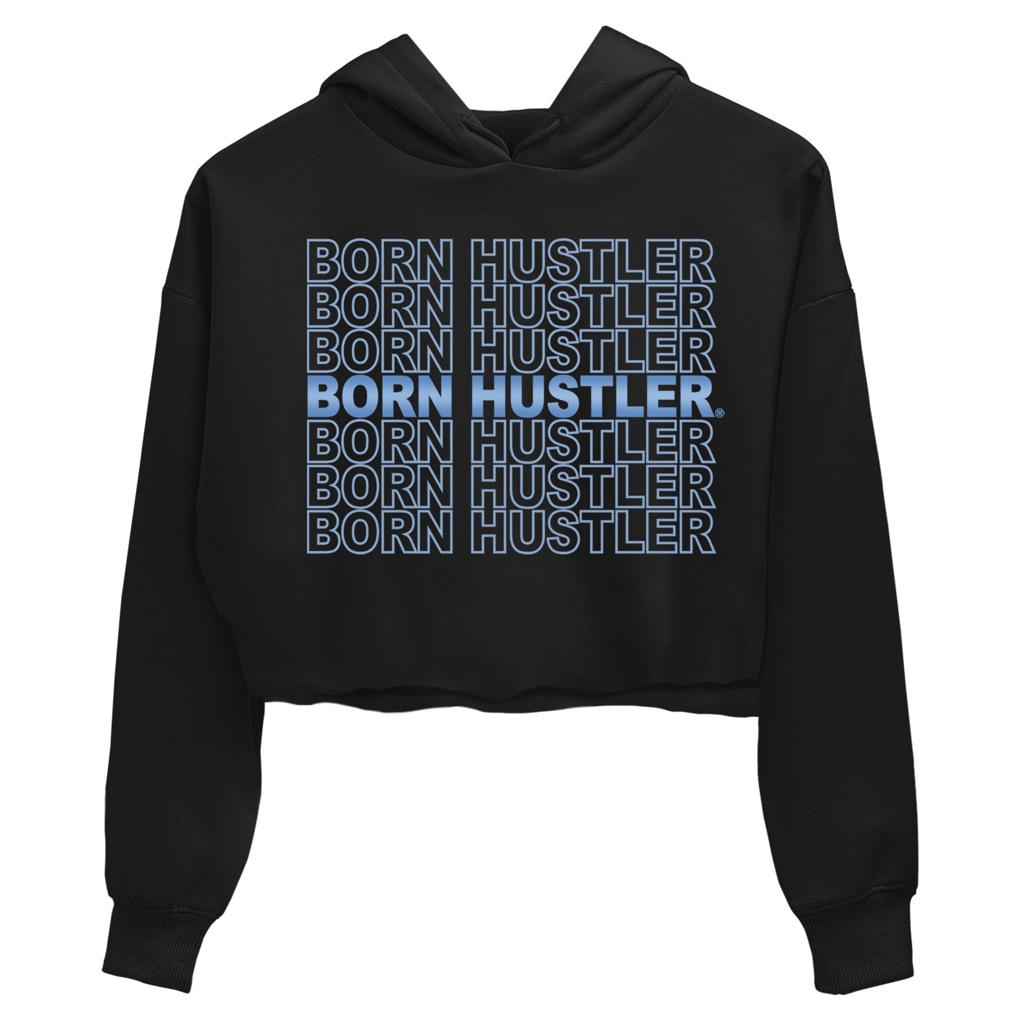 Jordan 1 University Blue Sneaker Matching T-Shirt Born Hustler Sneaker Tees Jordan 1 University Blue Sneaker Release Tees Women's Shirts