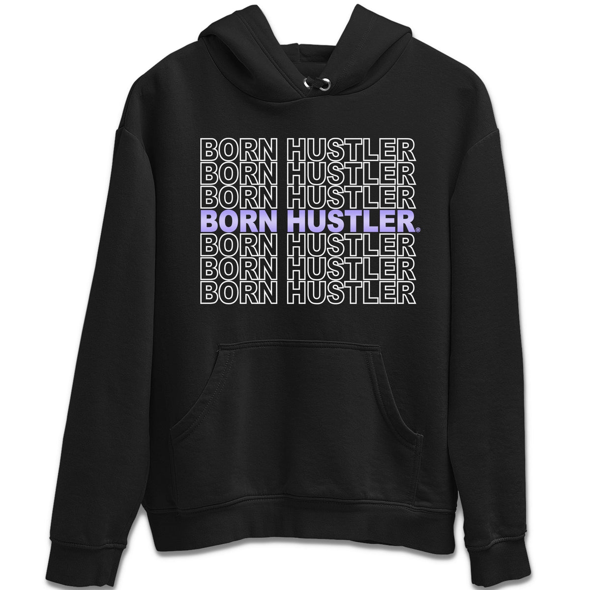 Jordan 11 Pure Violet Sneaker Matching T-Shirt Born Hustler Sneaker Tees Jordan 11 Pure Violet Sneaker Release Tees Crew Neck Tees