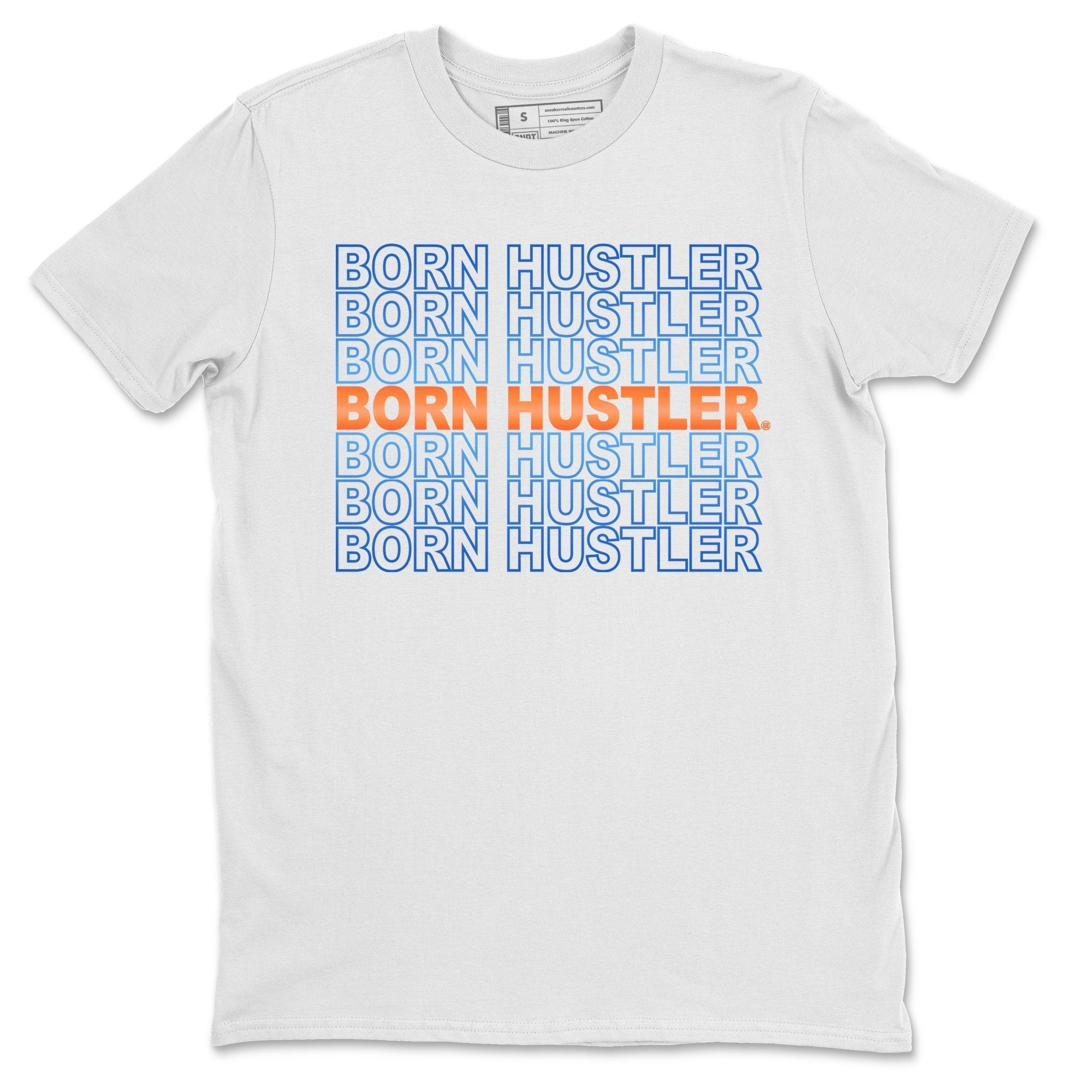 Yeezy 700 Bright Blue Shirt To Match Jordans Born Hustler Sneaker Tees Yeezy 700 Bright Blue Drip Gear Zone Sneaker Matching Clothing Unisex Shirts