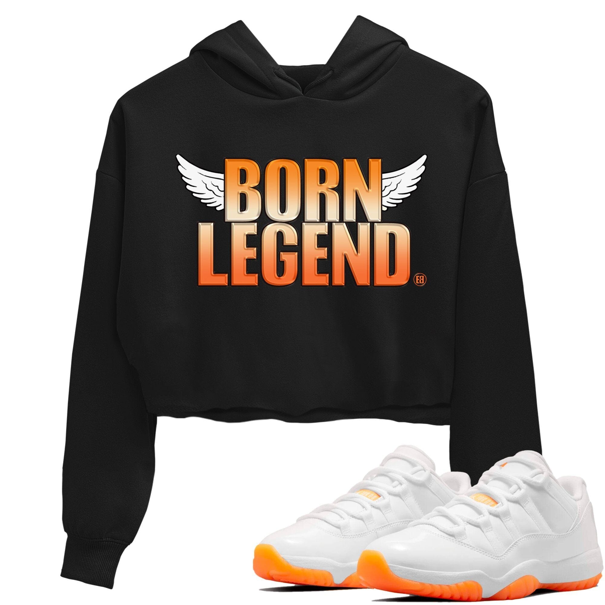 Jordan 11 Citrus Sneaker Matching T-Shirt Born Legend Sneaker Tees Jordan 11 Citrus Sneaker Release Tees Women's Shirts