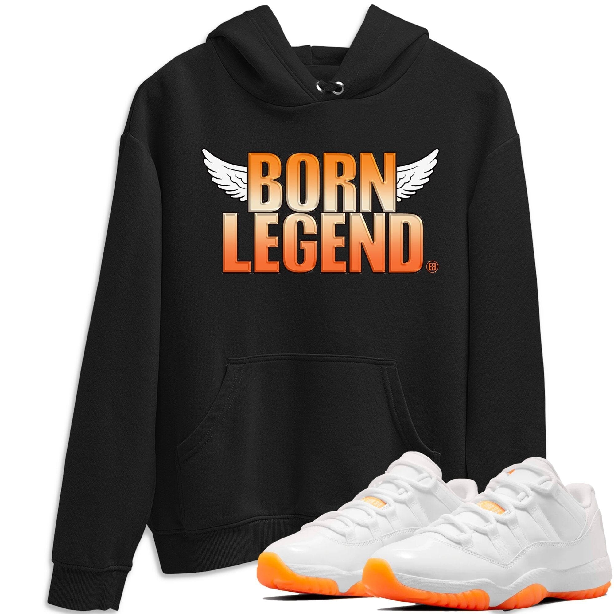 Jordan 11 Citrus Shirt To Match Jordans Born Legend Sneaker Tees Jordan 11 Citrus Drip Gear Zone Sneaker Matching Clothing Unisex Shirts