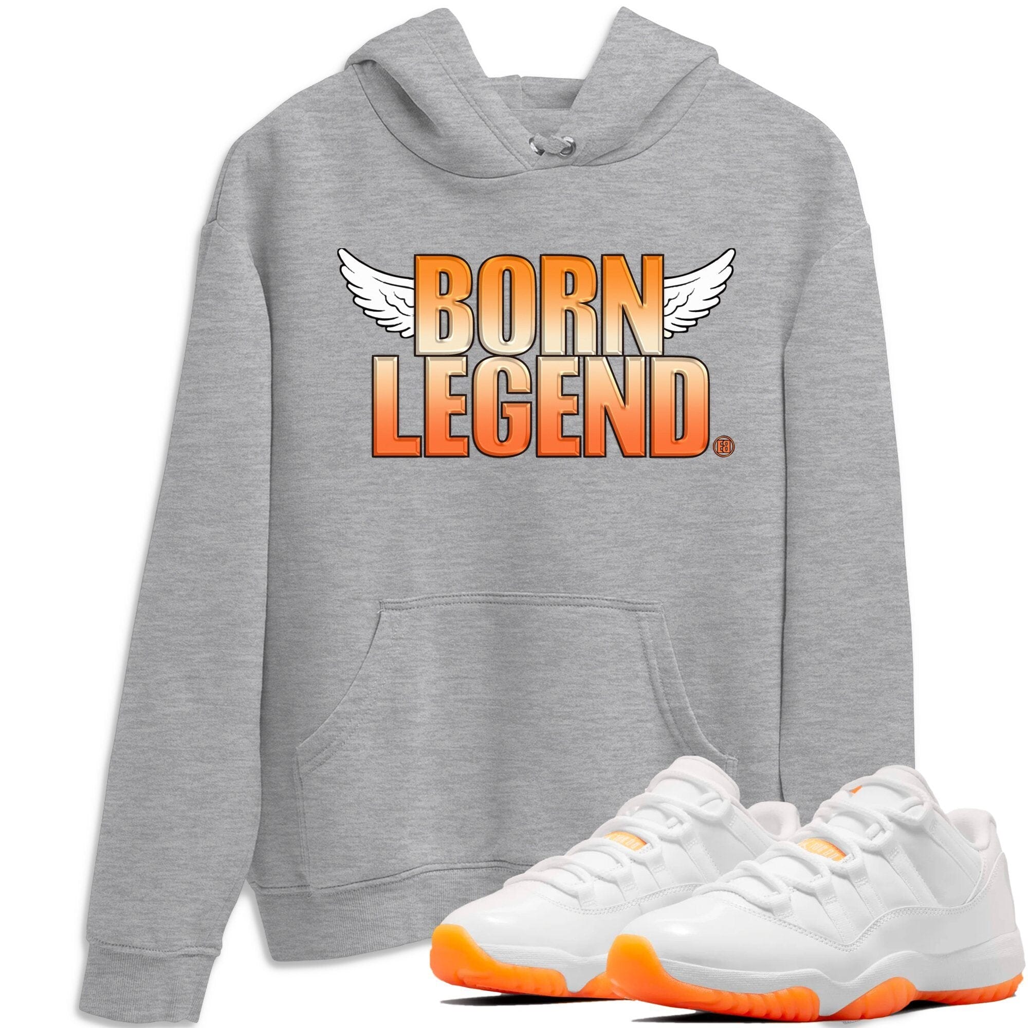 Jordan 11 Citrus Shirt To Match Jordans Born Legend Sneaker Tees Jordan 11 Citrus Drip Gear Zone Sneaker Matching Clothing Unisex Shirts