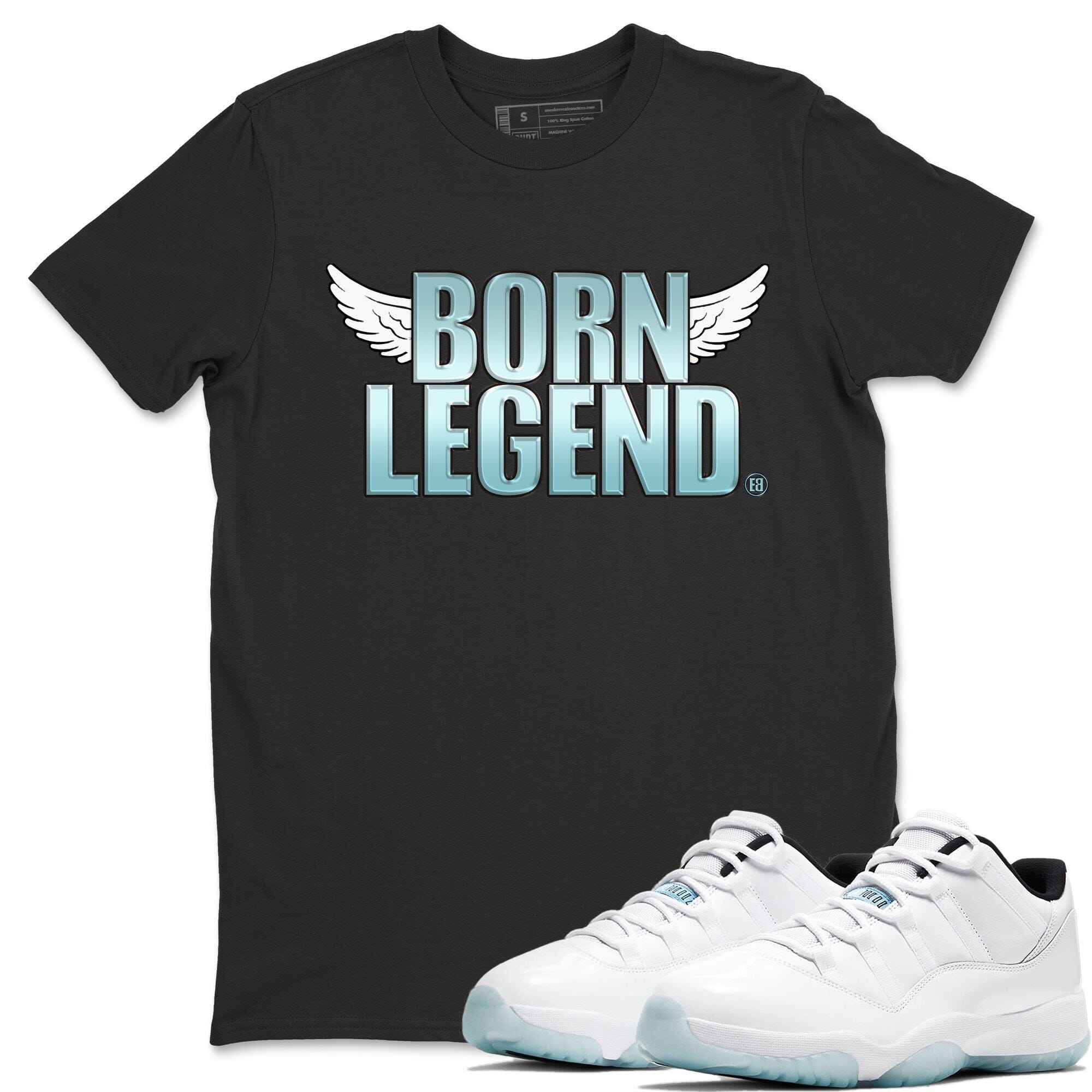 Jordan 11 Legend Blue Shirt To Match Jordans Born Legend Sneaker Tees Jordan 11 Legend Blue Drip Gear Zone Sneaker Matching Clothing Unisex Shirts