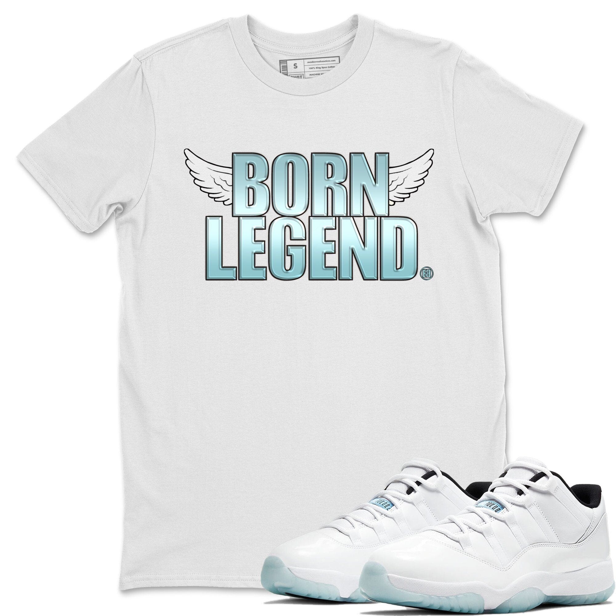 Jordan 11 Legend Blue Shirt To Match Jordans Born Legend Sneaker Tees Jordan 11 Legend Blue Drip Gear Zone Sneaker Matching Clothing Unisex Shirts
