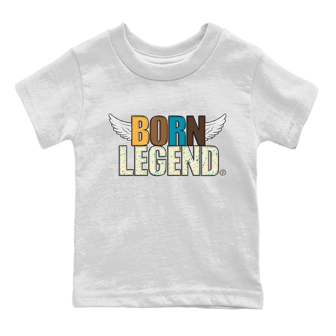 Air Jordan 4 GS Cacao Wow Match To Jordans Born Legend Streetwear Sneaker Shirt Air Jordan 4 Cacao Wow Drip Gear Zone Sneaker Matching Clothing Kids Shirts White 2