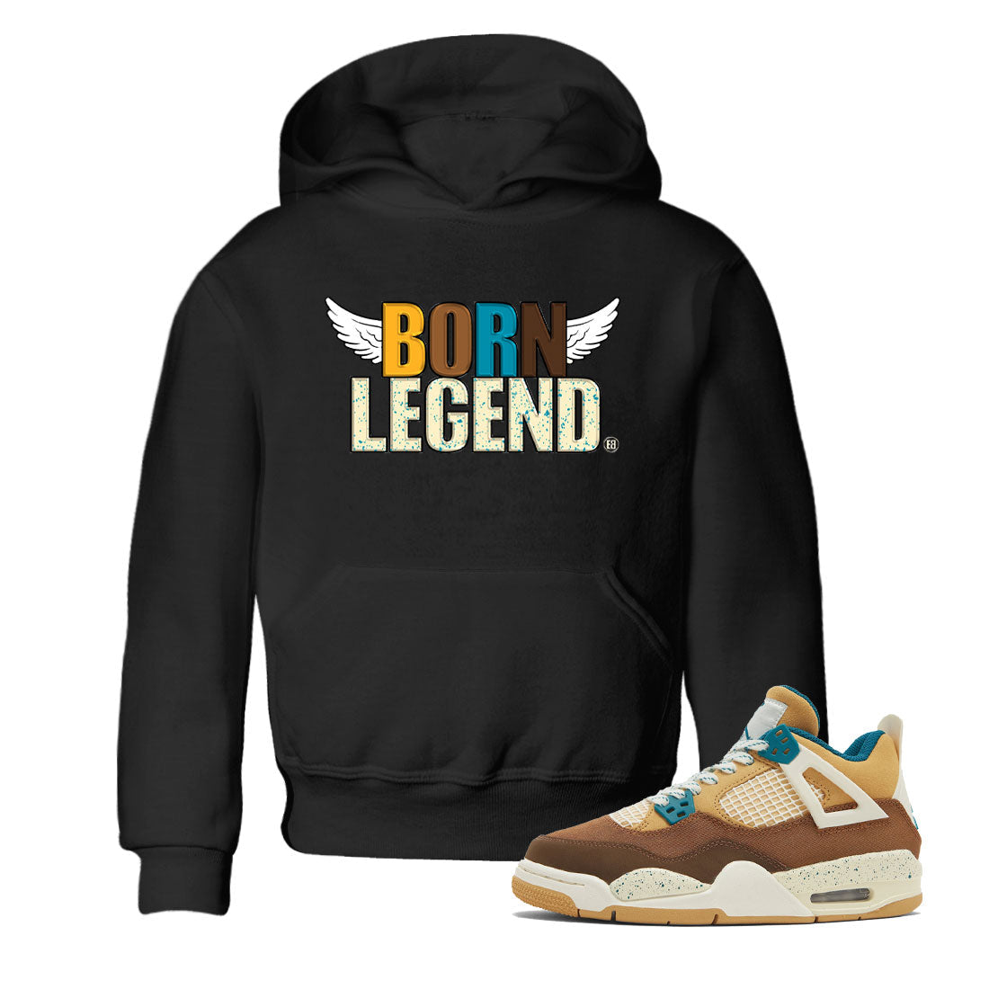 Born Legend Kids Tops - Air Jordan 4 Cacao Wow