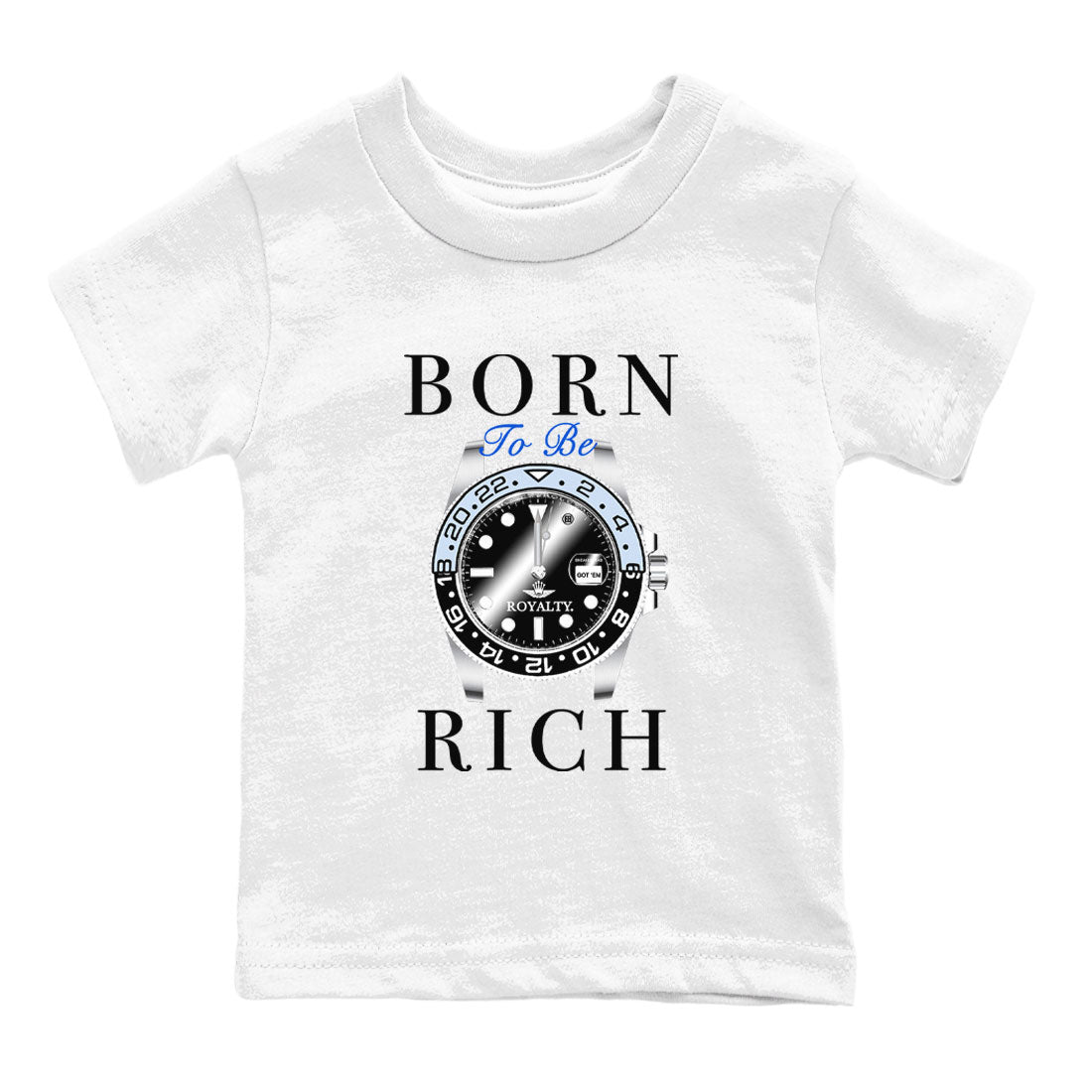 AJ11 Space shirt to match jordans Born To Be Rich sneaker tees Air Jordan 11 Retro Space Drip Gear Zone baby toddler White 2 cotton Shirt