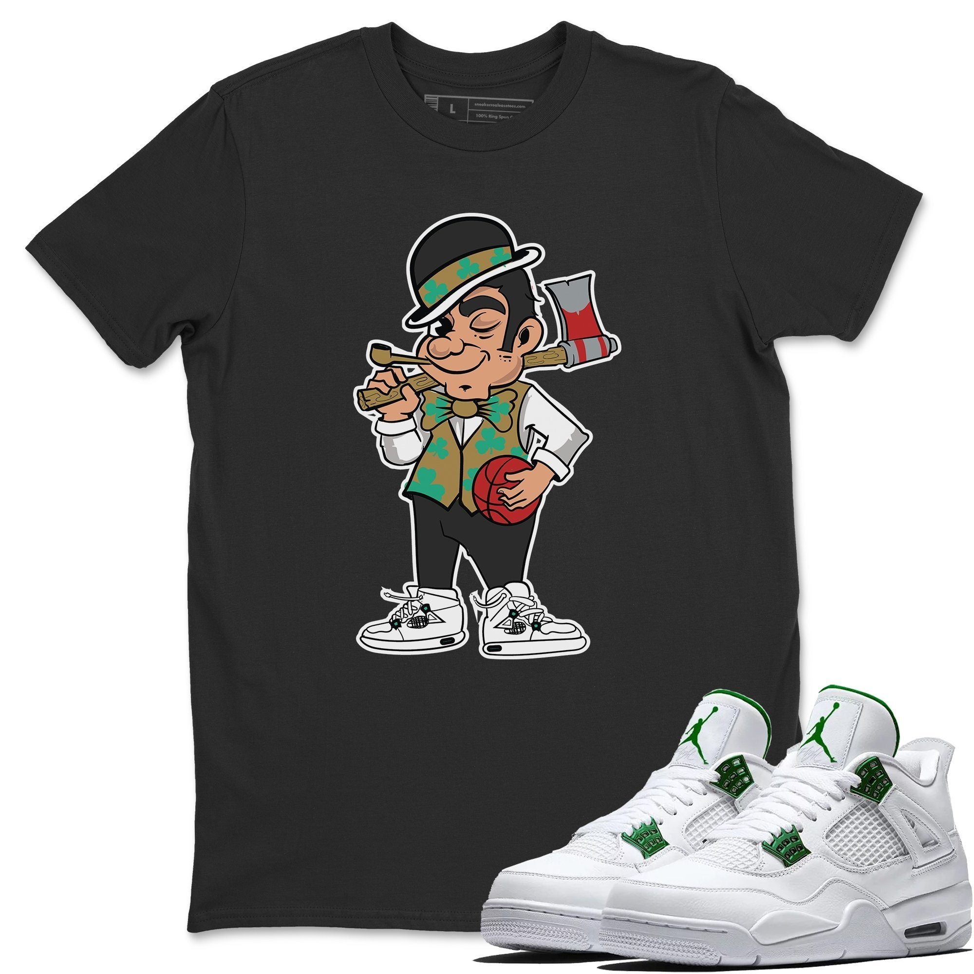 Jordan 4 Classic Green Shirt To Match Jordans Boston Lumberjack Sneaker Tees Jordan 4 Classic Green Drip Gear Zone Sneaker Matching Clothing Unisex Shirts