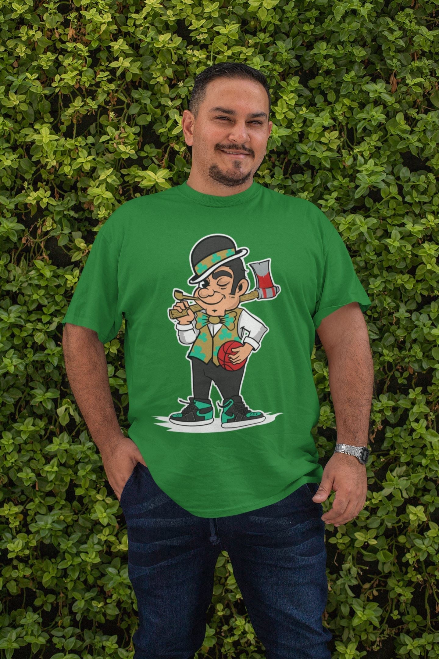 Jordan 1 Pine Green Shirt To Match Jordans Boston Lumberjack Sneaker Tees Jordan 1 Pine Green Drip Gear Zone Sneaker Matching Clothing Unisex Shirts