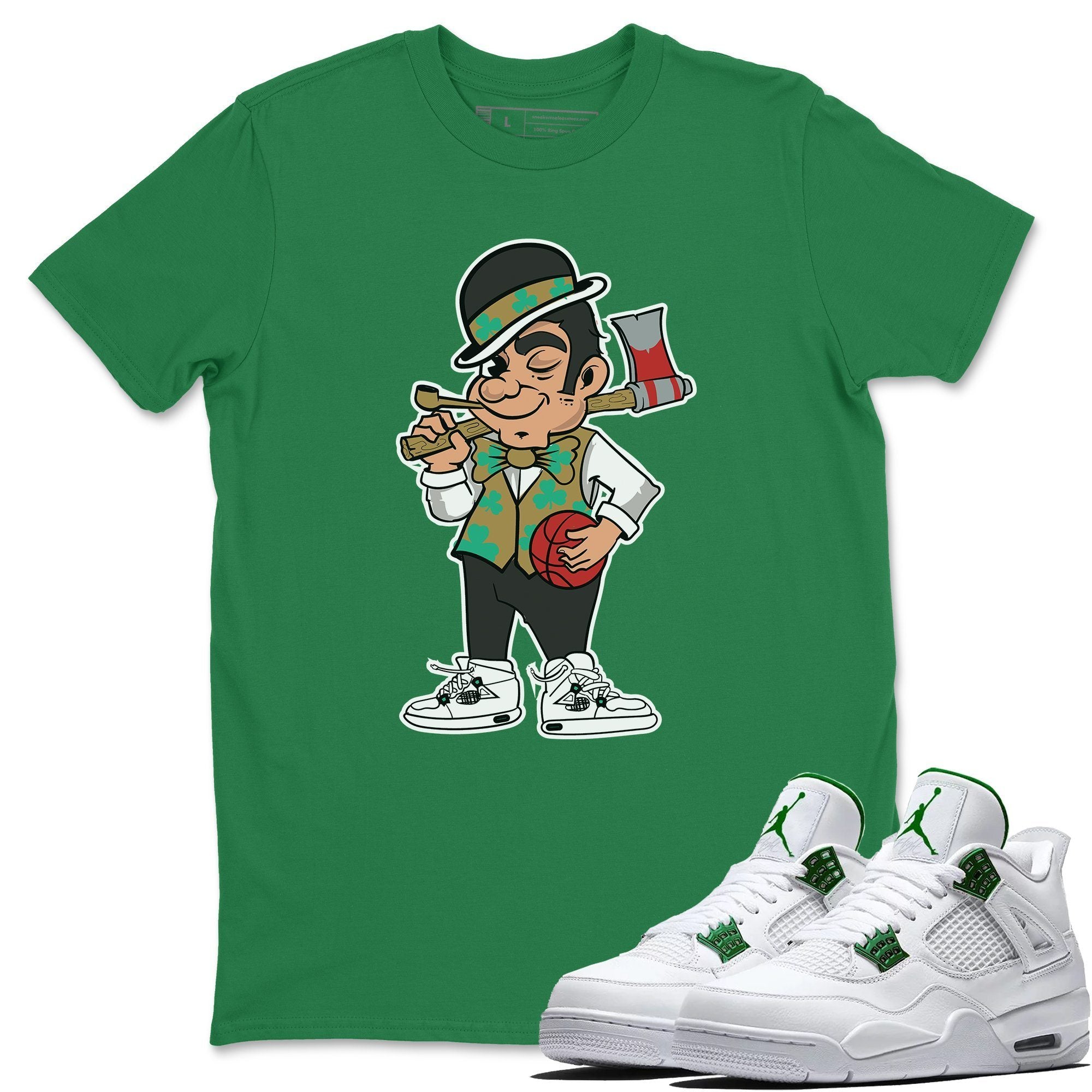 Jordan 4 Classic Green Shirt To Match Jordans Boston Lumberjack Sneaker Tees Jordan 4 Classic Green Drip Gear Zone Sneaker Matching Clothing Unisex Shirts