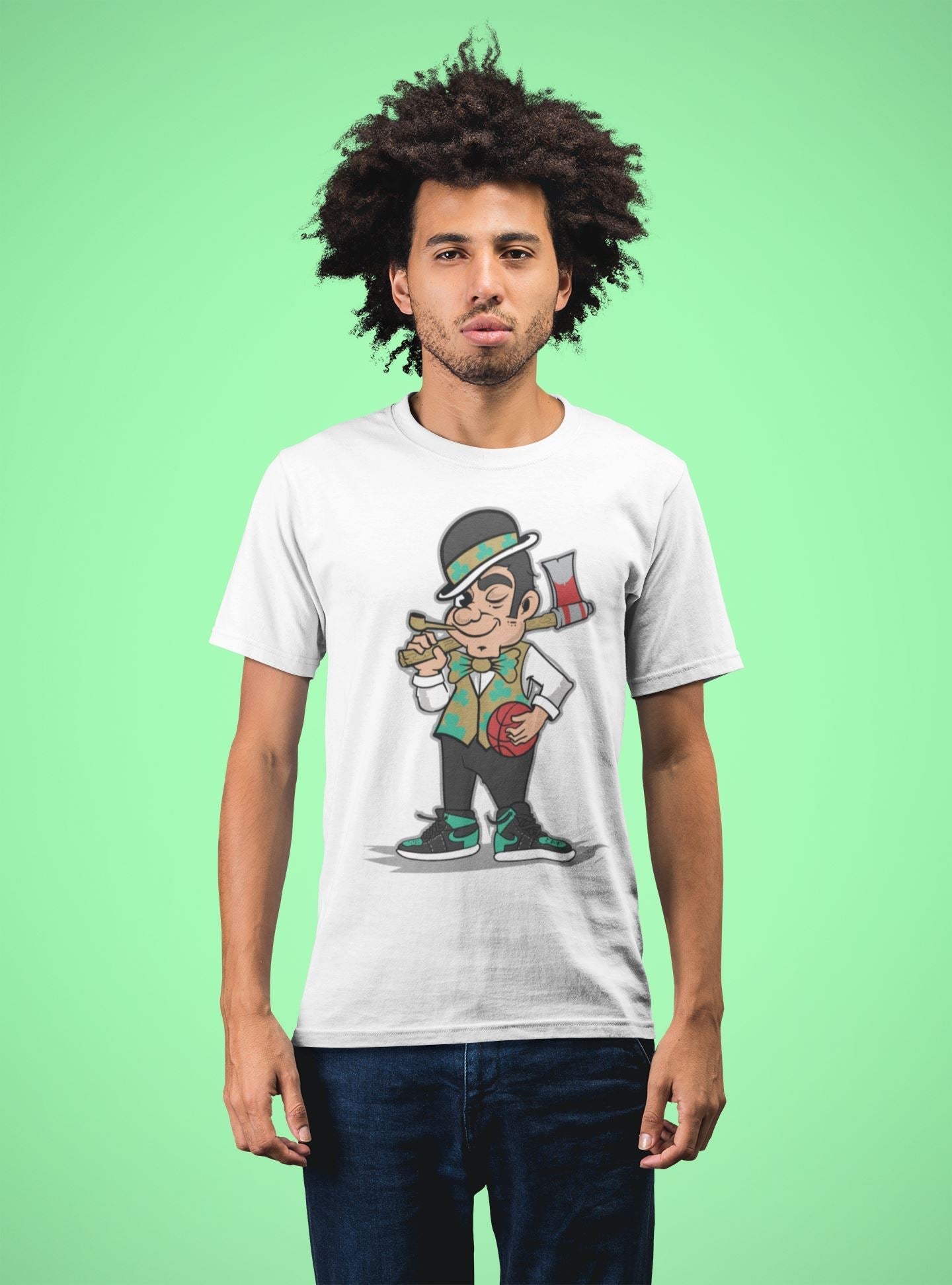 Jordan 1 Pine Green Shirt To Match Jordans Boston Lumberjack Sneaker Tees Jordan 1 Pine Green Drip Gear Zone Sneaker Matching Clothing Unisex Shirts