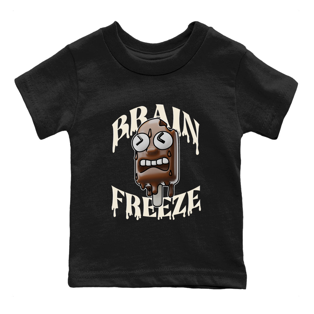 Dunk Cacao Wow shirt to match jordans Brain Freeze sneaker match tees Nike Dunk Cacao Wow Drip Gear Zone Baby Toddler Black 2 T-Shirt