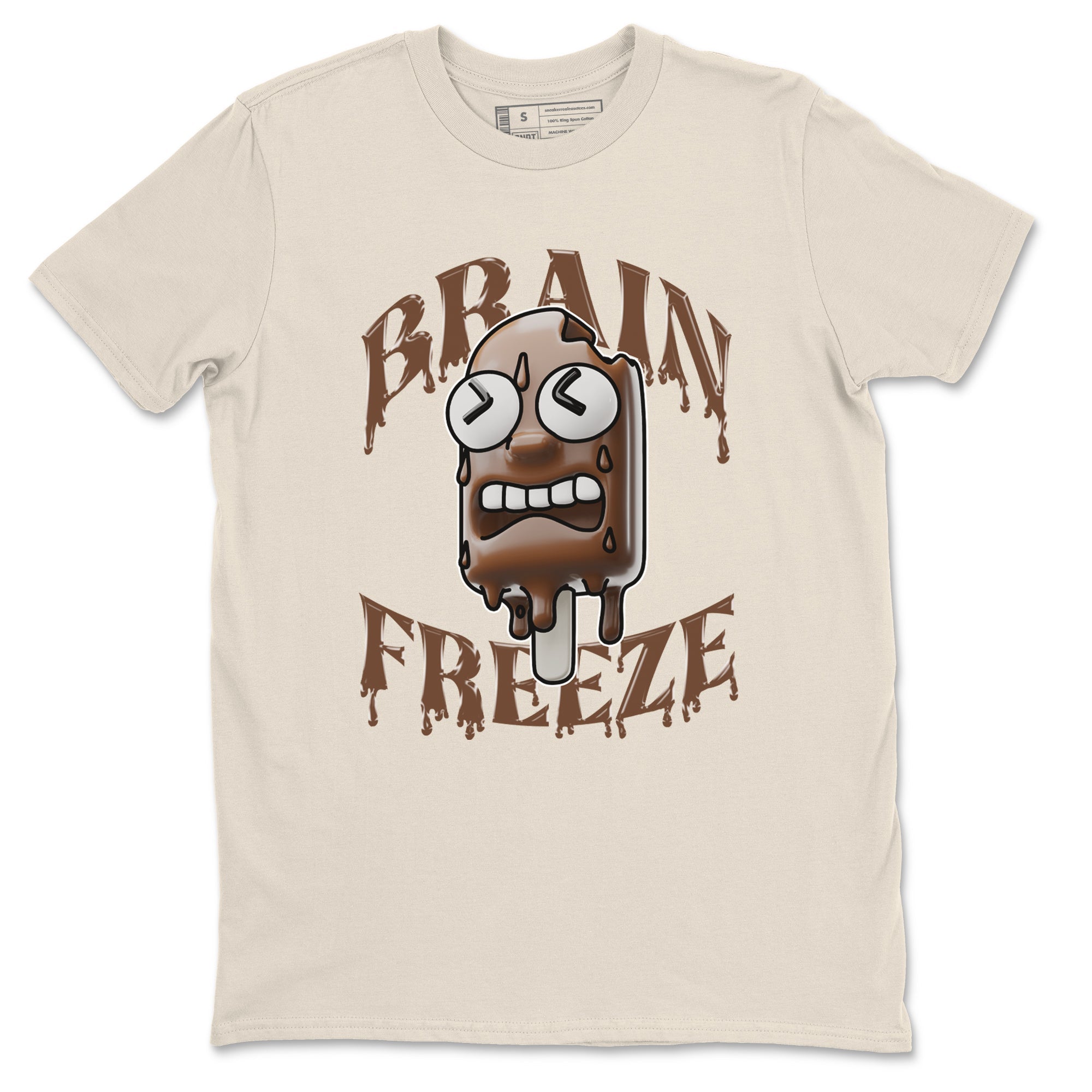 Dunk Cacao Wow shirt to match jordans Brain Freeze sneaker match tees Nike Dunk Cacao Wow Drip Gear Zone Unisex Natural 2 T-Shirt