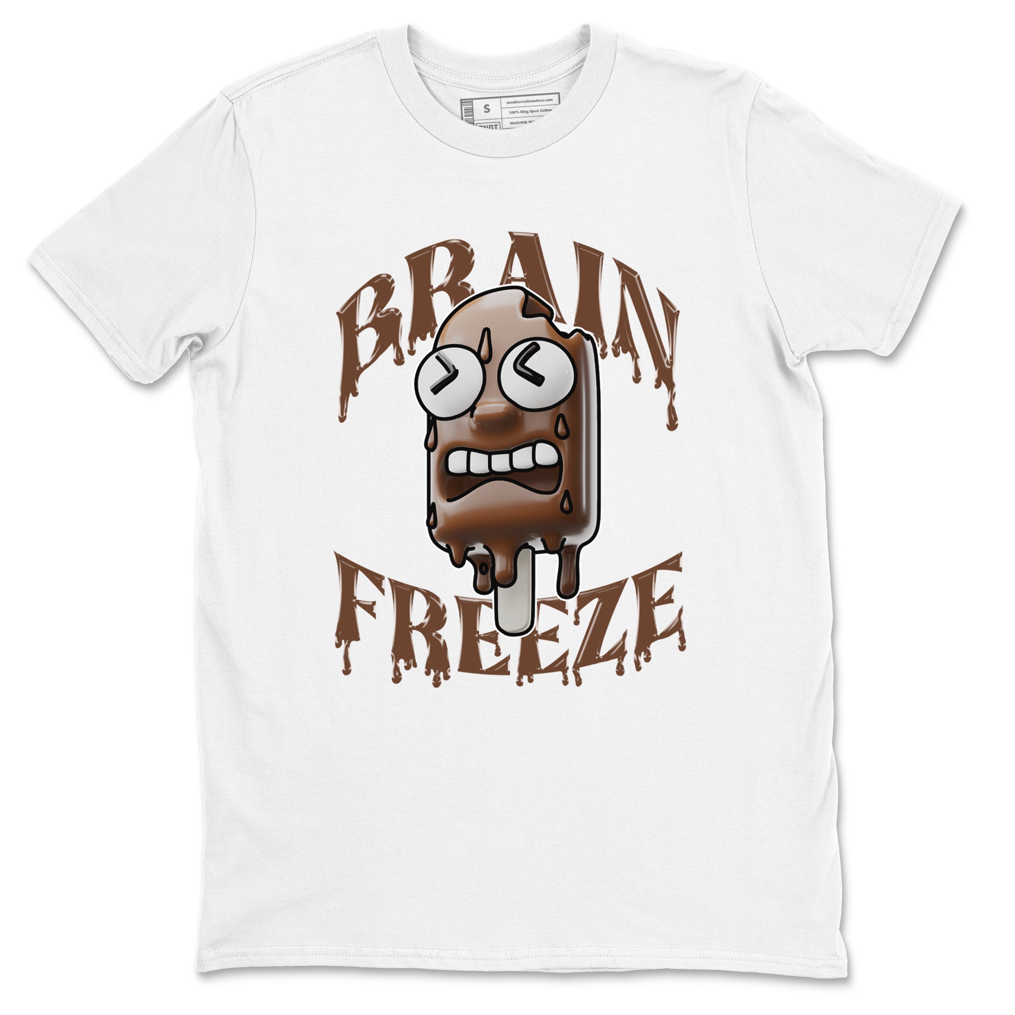 Dunk Cacao Wow shirt to match jordans Brain Freeze sneaker match tees Nike Dunk Cacao Wow Drip Gear Zone Unisex White 2 T-Shirt
