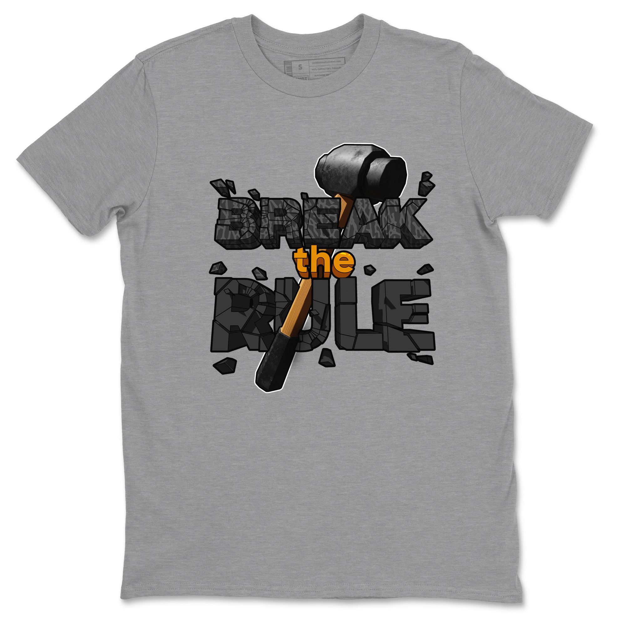 Air Jordan 3 Fear shirt to match jordans Break The Rule sneaker tees AJ3 Fear Drip Gear Zone Unisex Heather Grey 2 T-Shirt