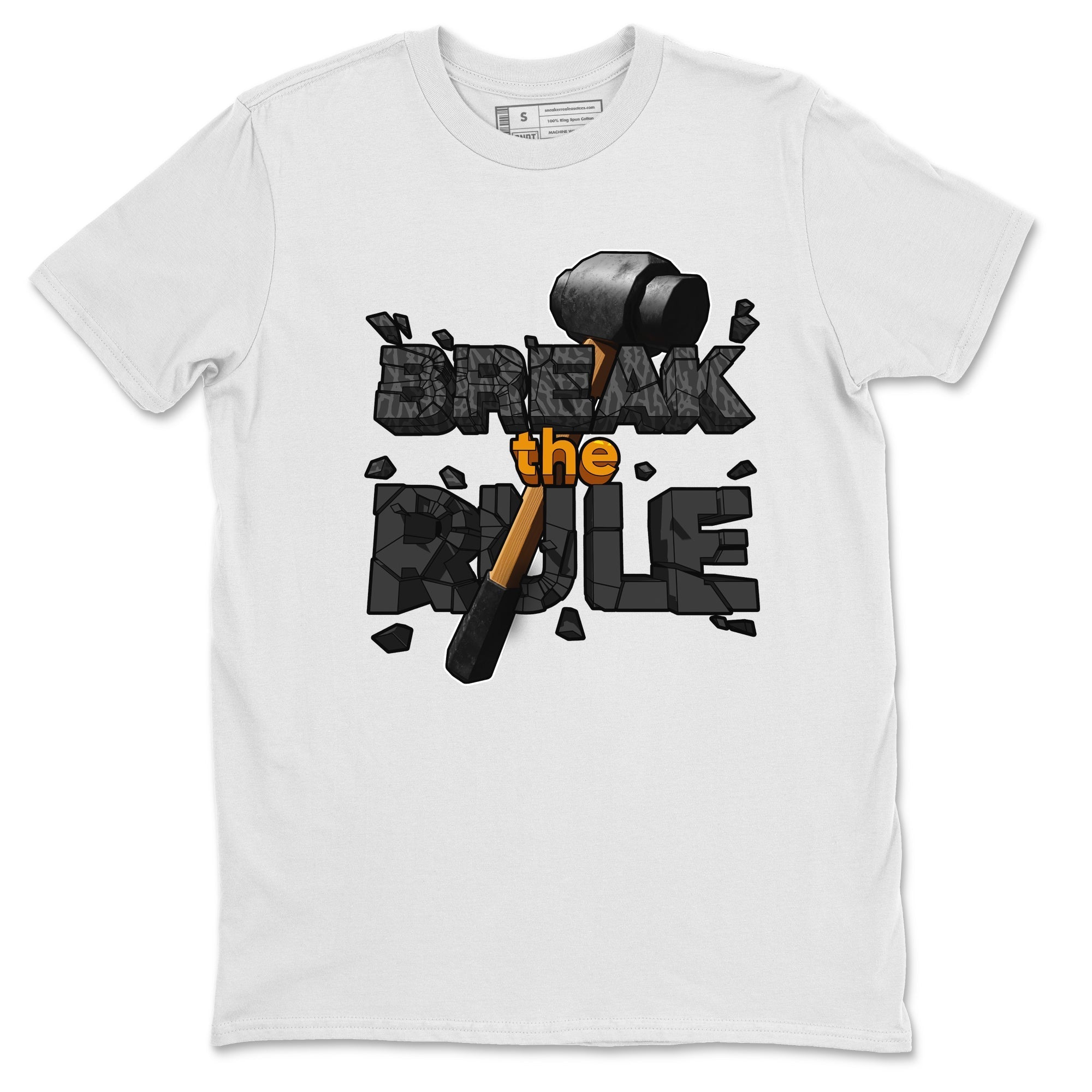 Air Jordan 3 Fear shirt to match jordans Break The Rule sneaker tees AJ3 Fear Drip Gear Zone Unisex White 2 T-Shirt