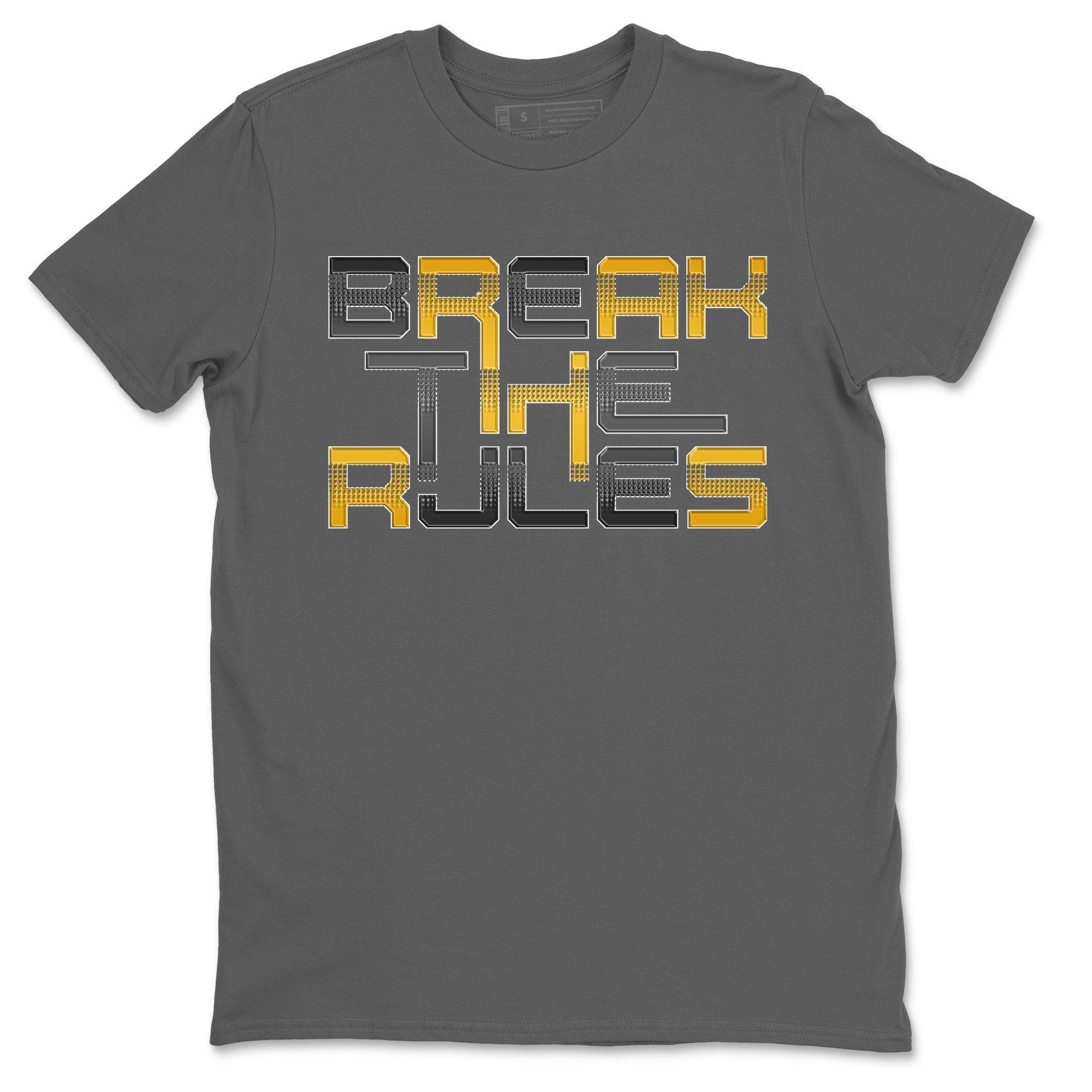 Jordan 9 University Gold Shirt To Match Jordans Break The Rules Sneaker Tees Jordan 9 University Gold Drip Gear Zone Sneaker Matching Clothing Unisex Shirts