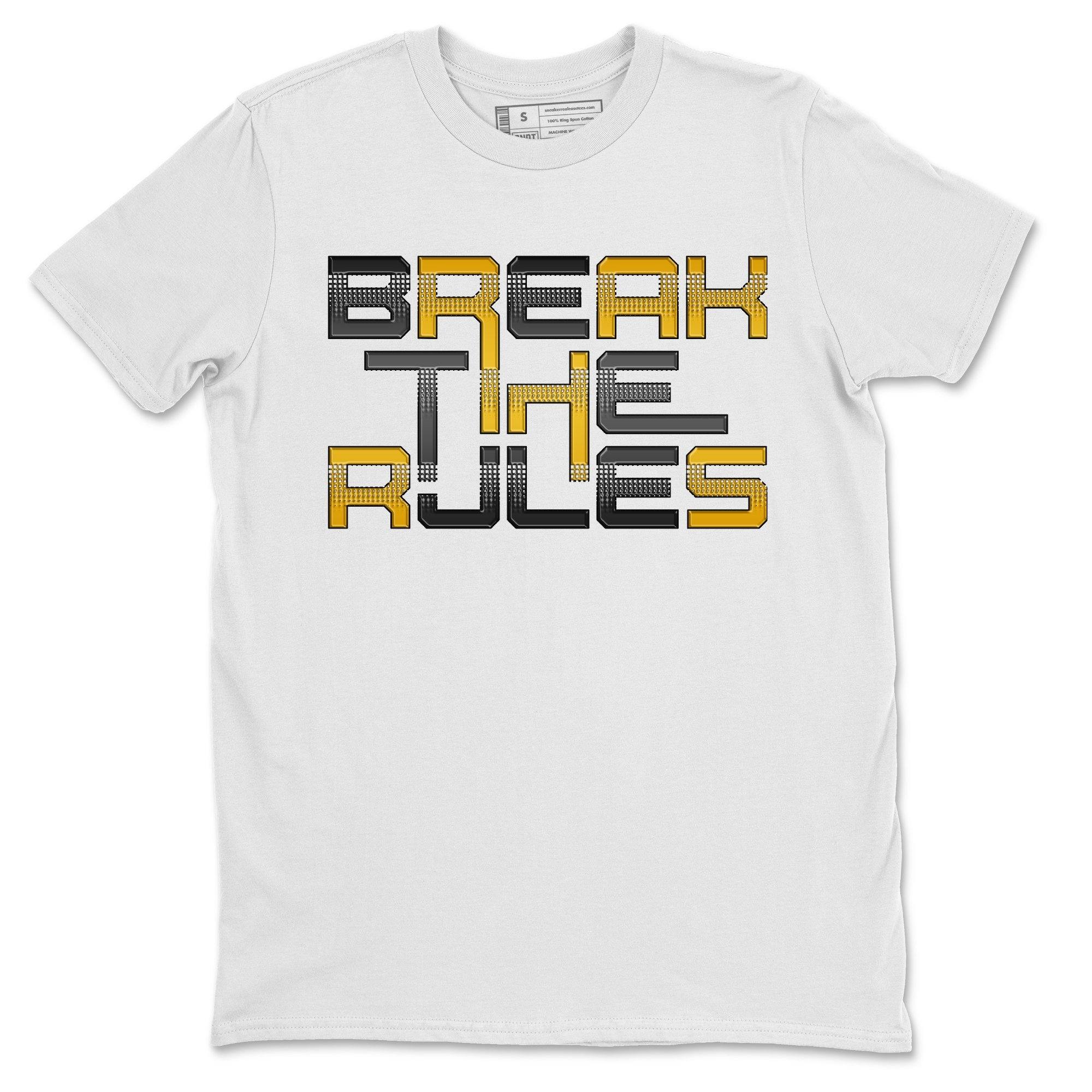 Jordan 9 University Gold Shirt To Match Jordans Break The Rules Sneaker Tees Jordan 9 University Gold Drip Gear Zone Sneaker Matching Clothing Unisex Shirts